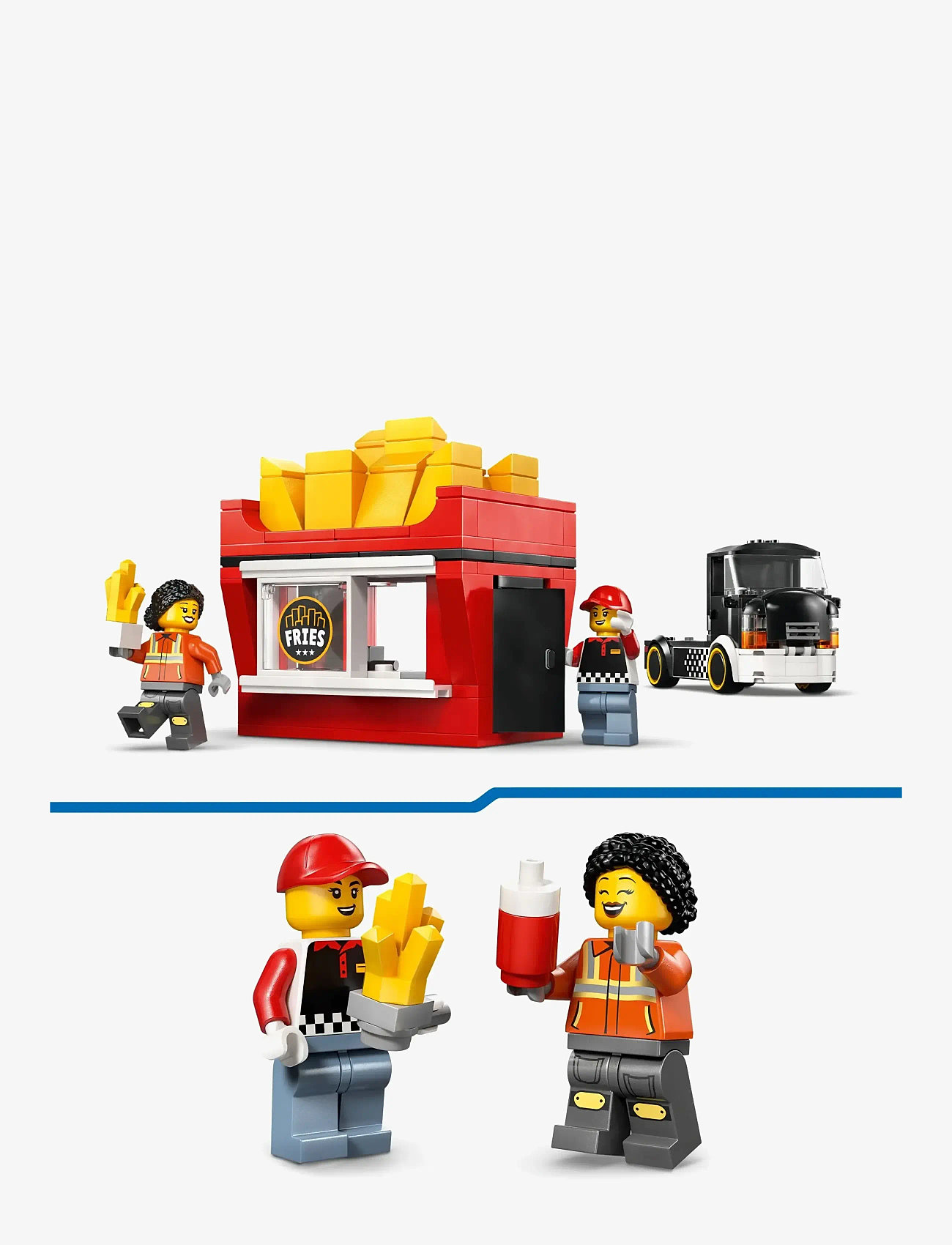 LEGO - City Fries Food Truck - Toy Building Set 60488 - lego city - multi - 4