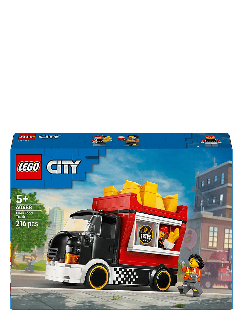 LEGO - City Fries Food Truck - Toy Building Set 60488 - lego city - multi - 5