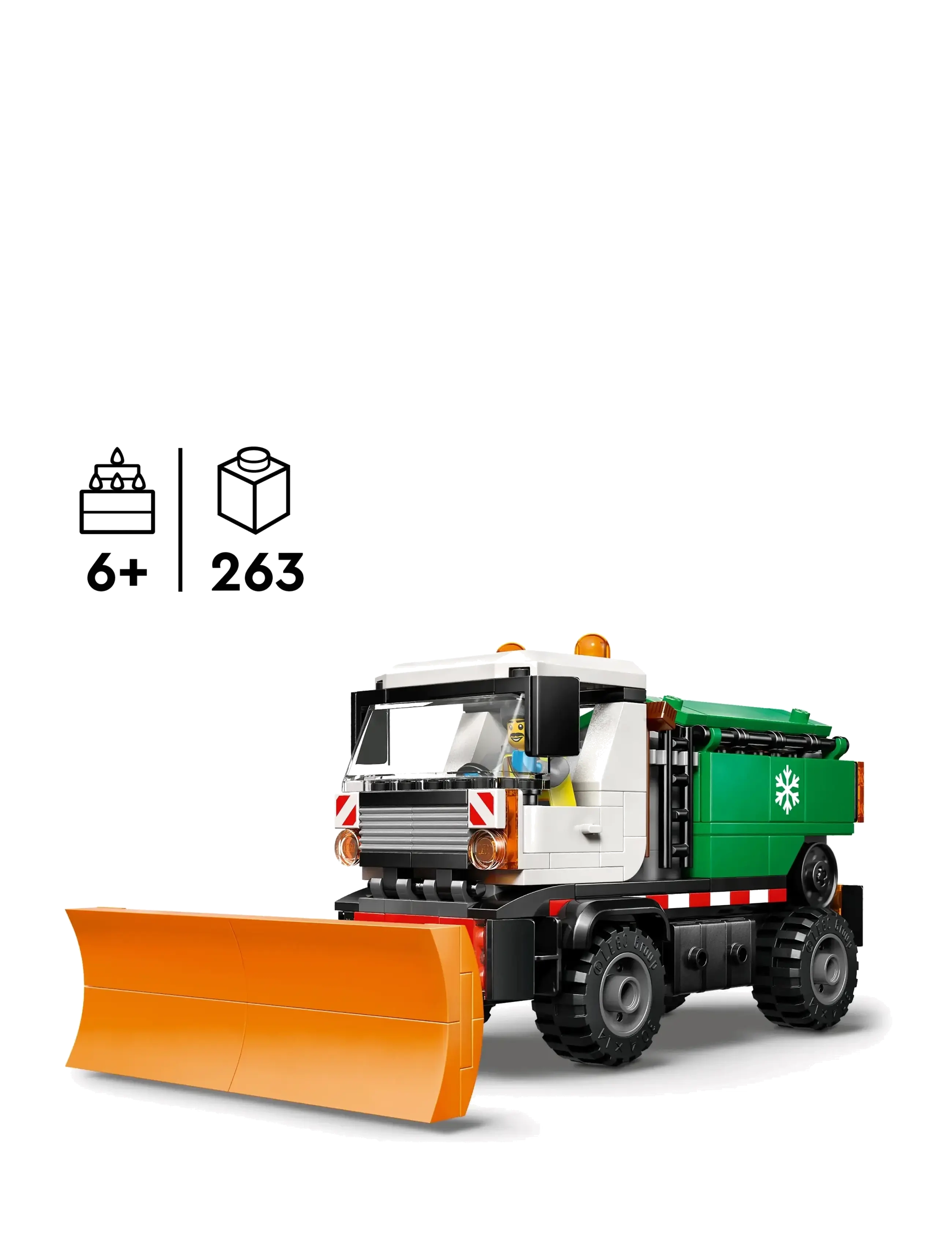 LEGO - Snöplog 60490 - lego city - multi - 1