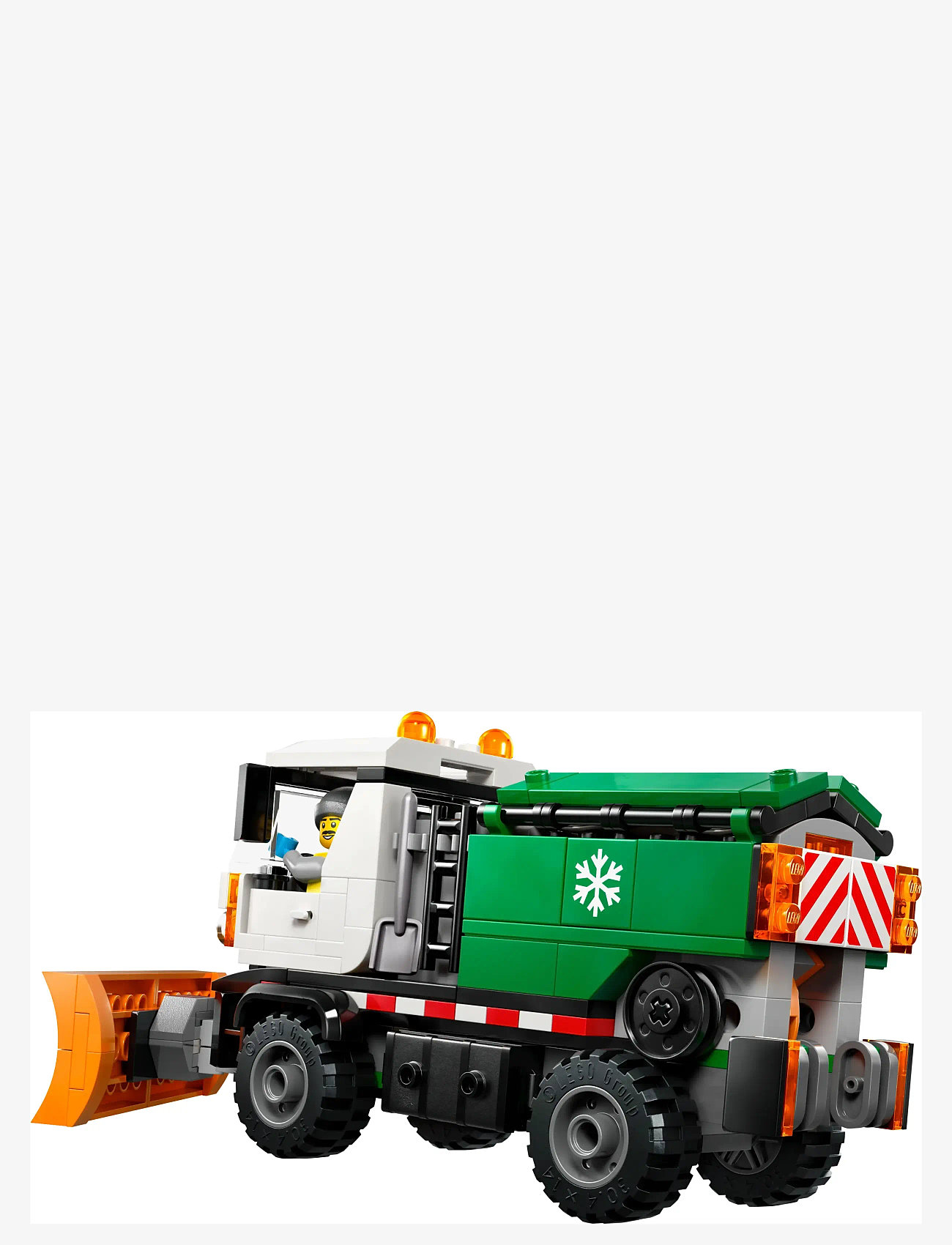 LEGO - City Snowplough Truck Toy Vehicle with Minifigure 60490 - lego city - multi - 2