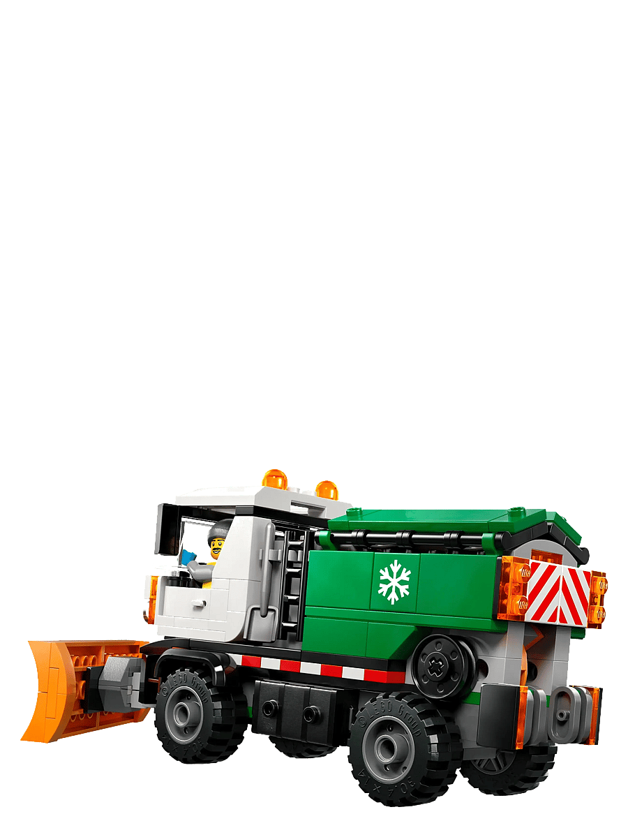 LEGO - City Snowplough Truck Toy Vehicle with Minifigure 60490 - lego city - multi - 2