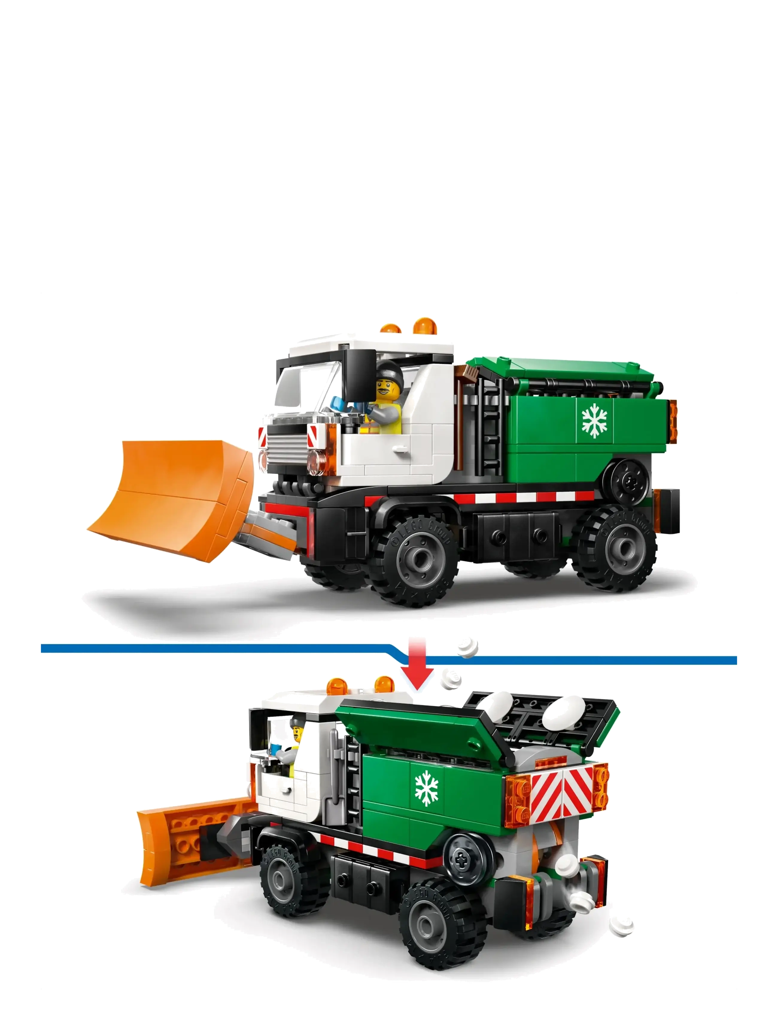 LEGO - Snöplog 60490 - lego city - multi - 3