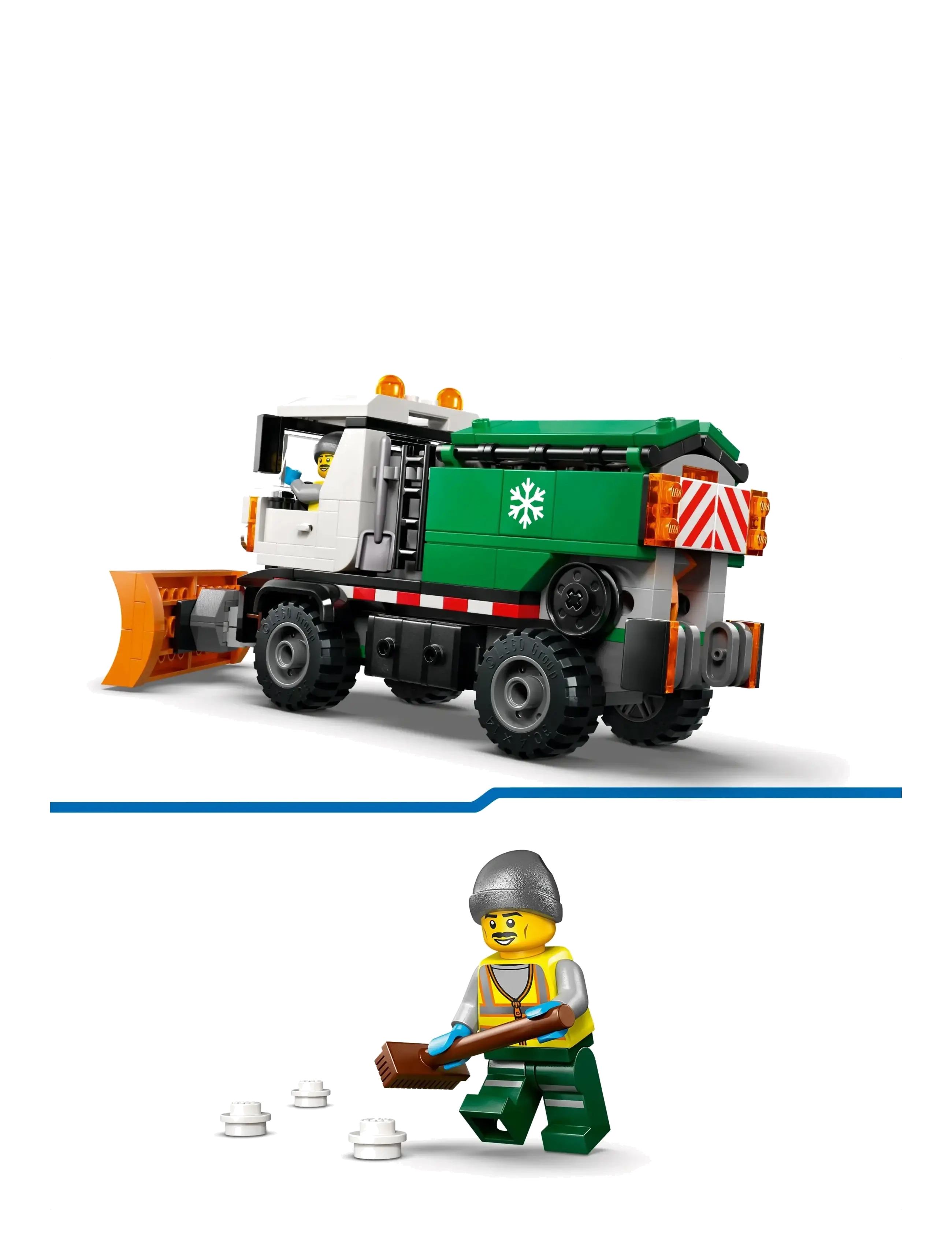 LEGO - Snöplog 60490 - lego city - multi - 4