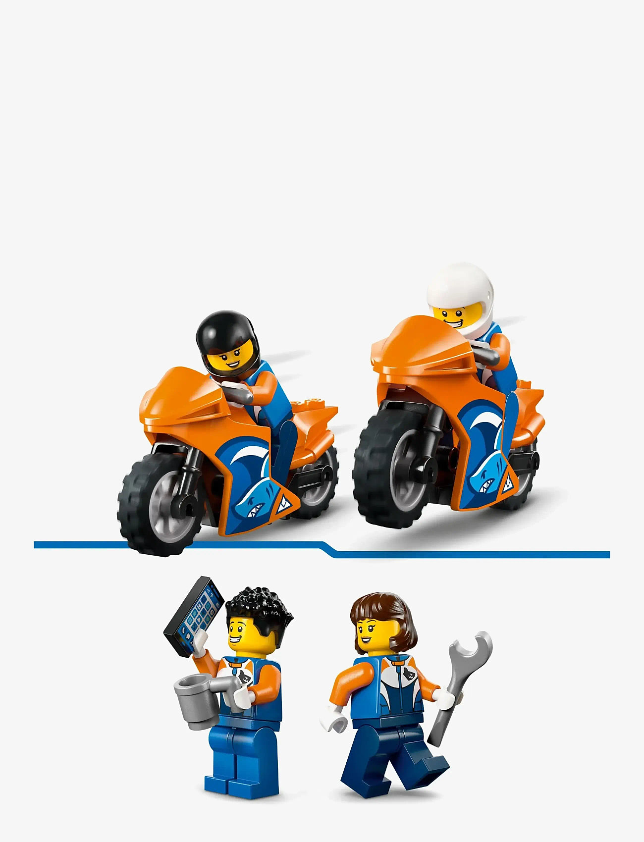 LEGO - City Motorcycle Transporter Toy and 2 Minifigures 60491 - lego city - multi - 3