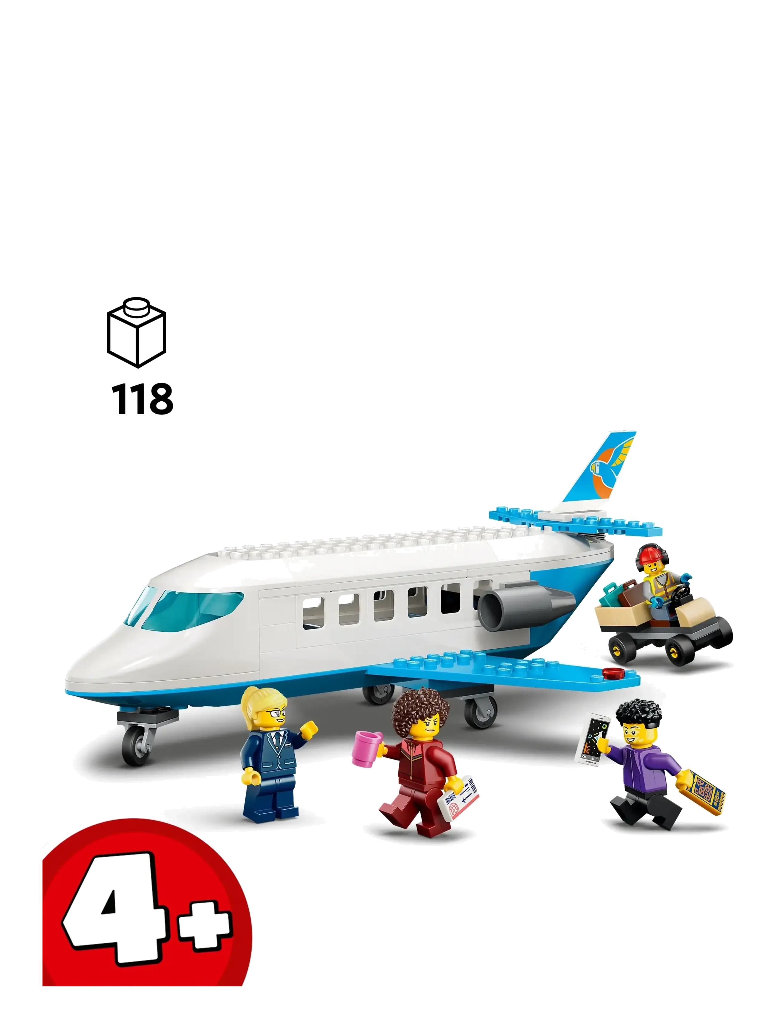 LEGO - Passenger Jet 60492 - lidmašīnas - multi - 1