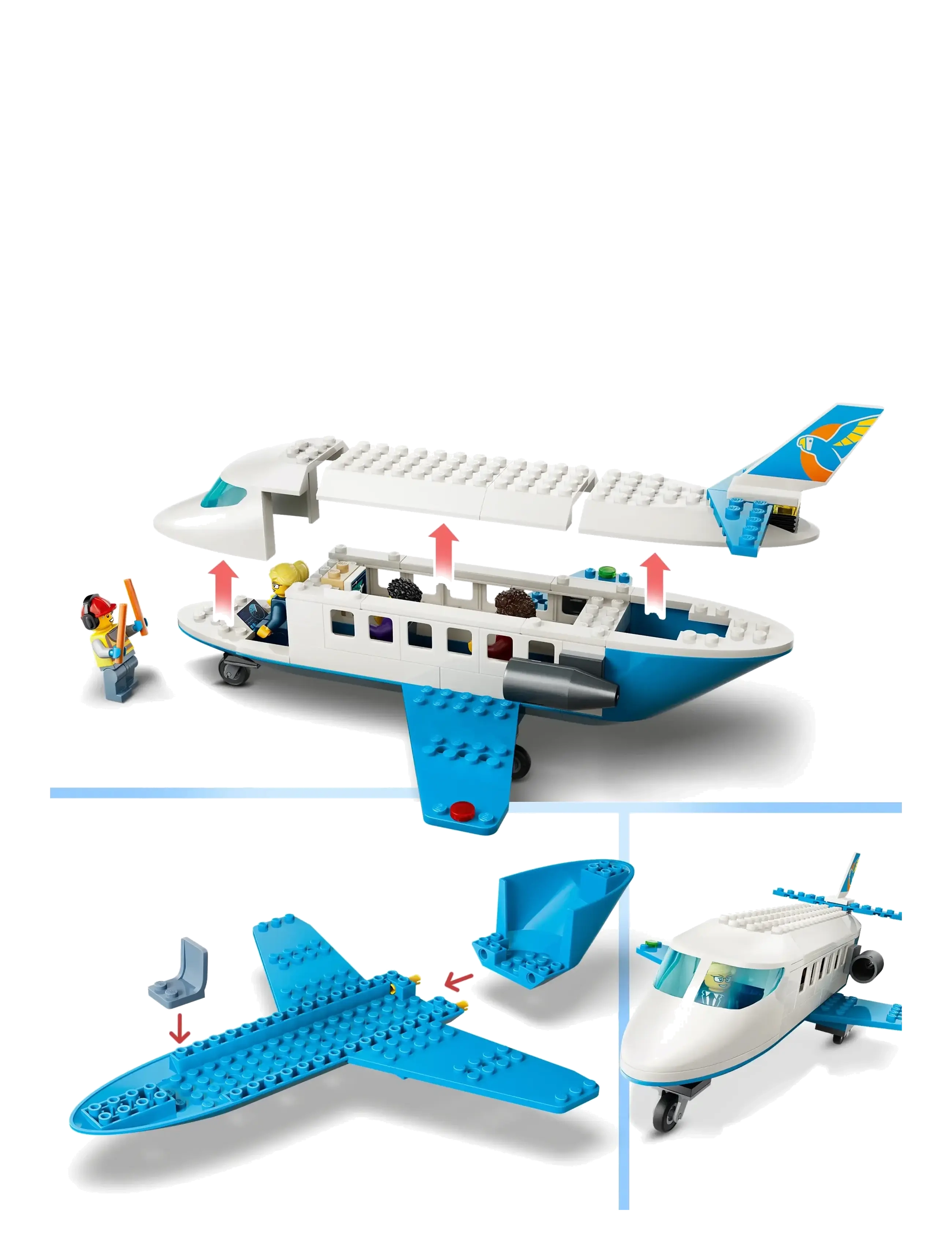 LEGO - Passenger Jet 60492 - lidmašīnas - multi - 3