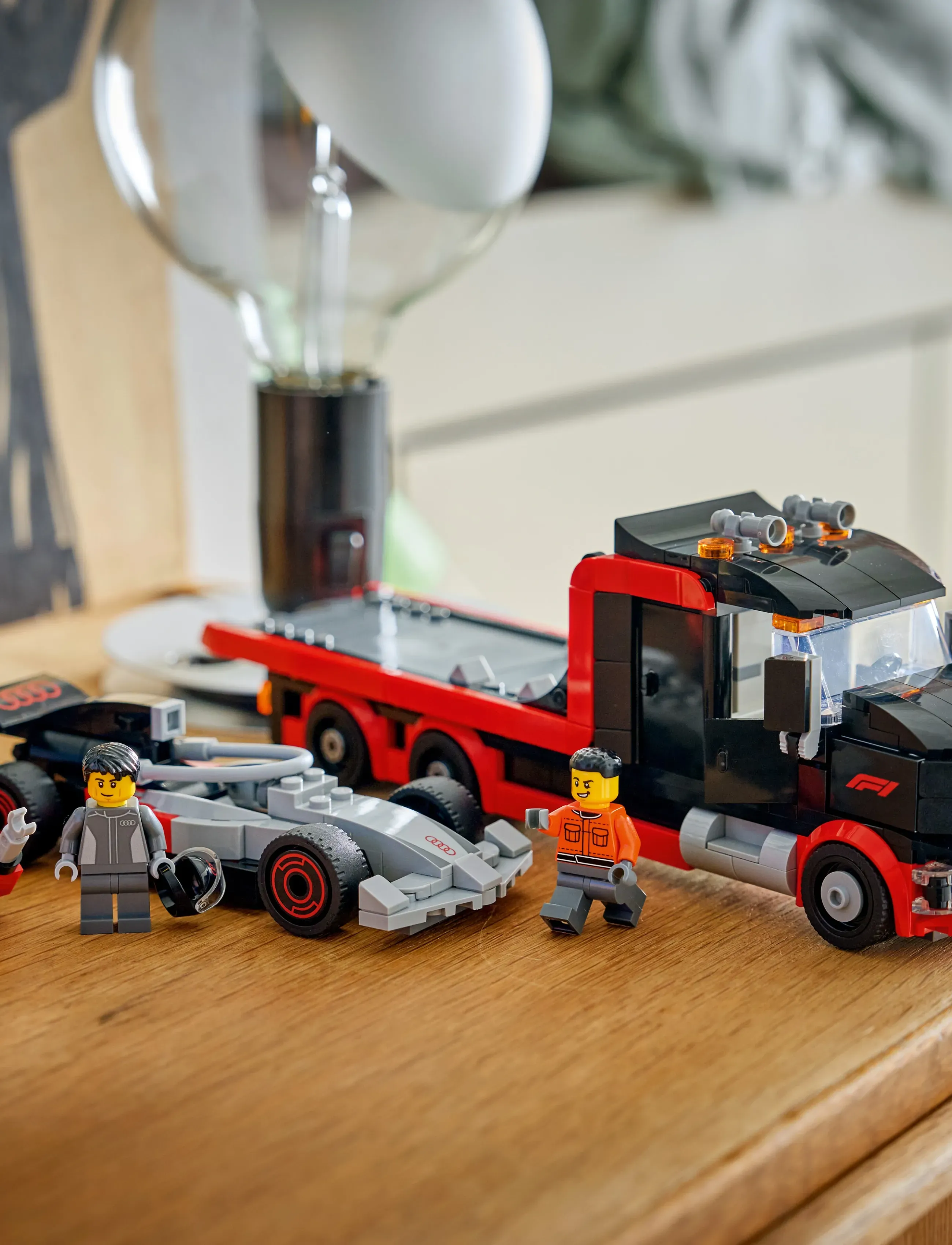 LEGO F1 -Udstillingstruck Med Audi F1 -Racerbil 60493, One Size, Lego Spielzeug, Schwarz - city, Kinder