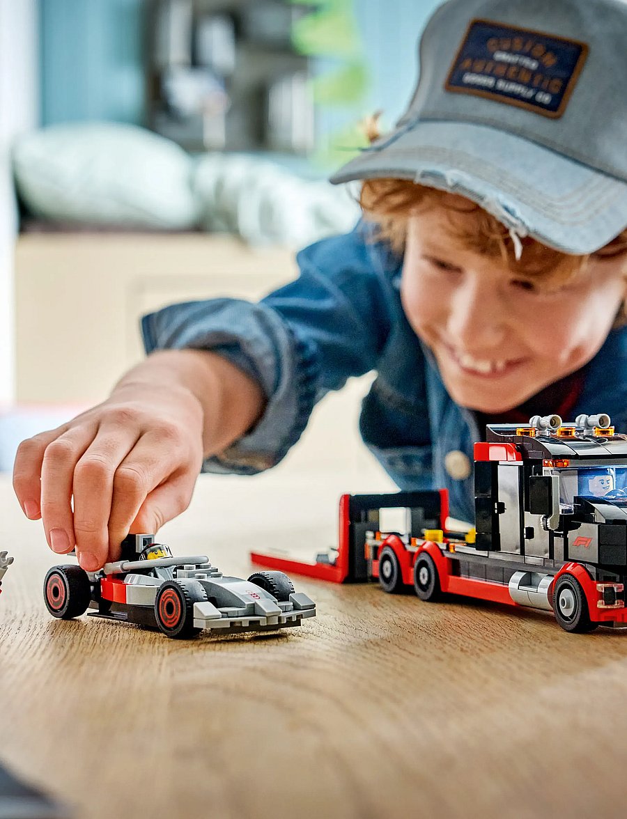 LEGO - City Display Truck with Audi Race Car Toy 60493 - lego city - multi - 5