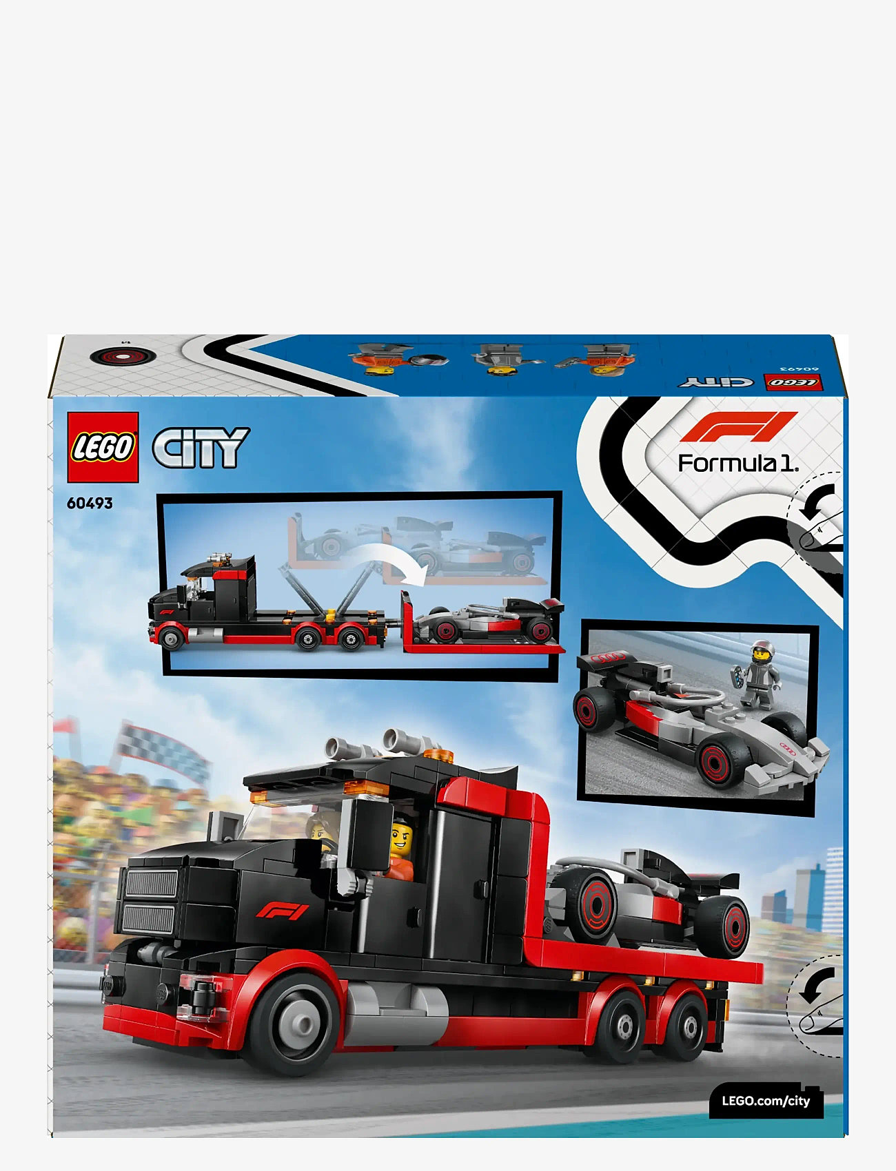 LEGO - F1®-udstillingstruck med Audi F1®-racerbil 60493 - lego city - multi - 3