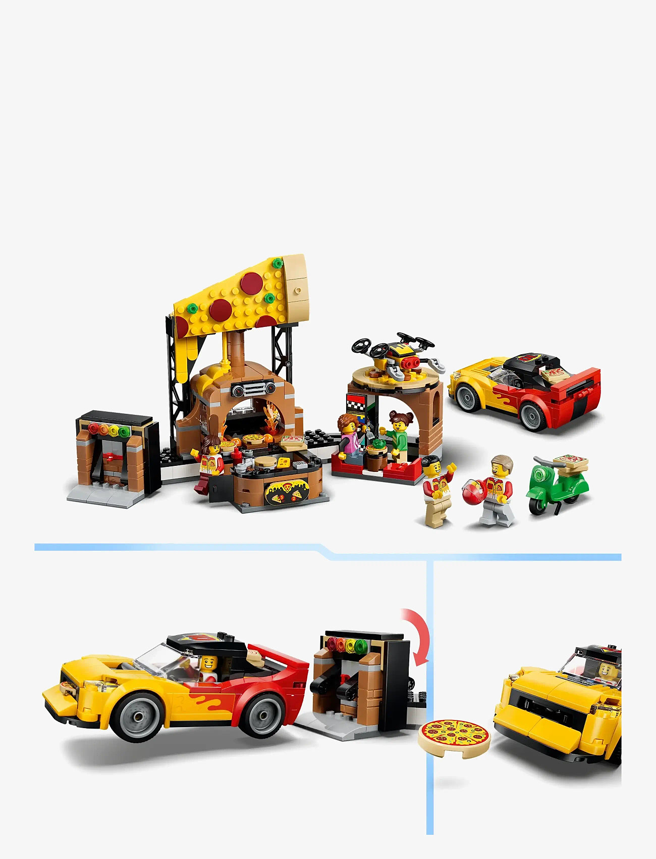 LEGO - Pizza Delivery Experience with Vehicles 60496 - multi - 3