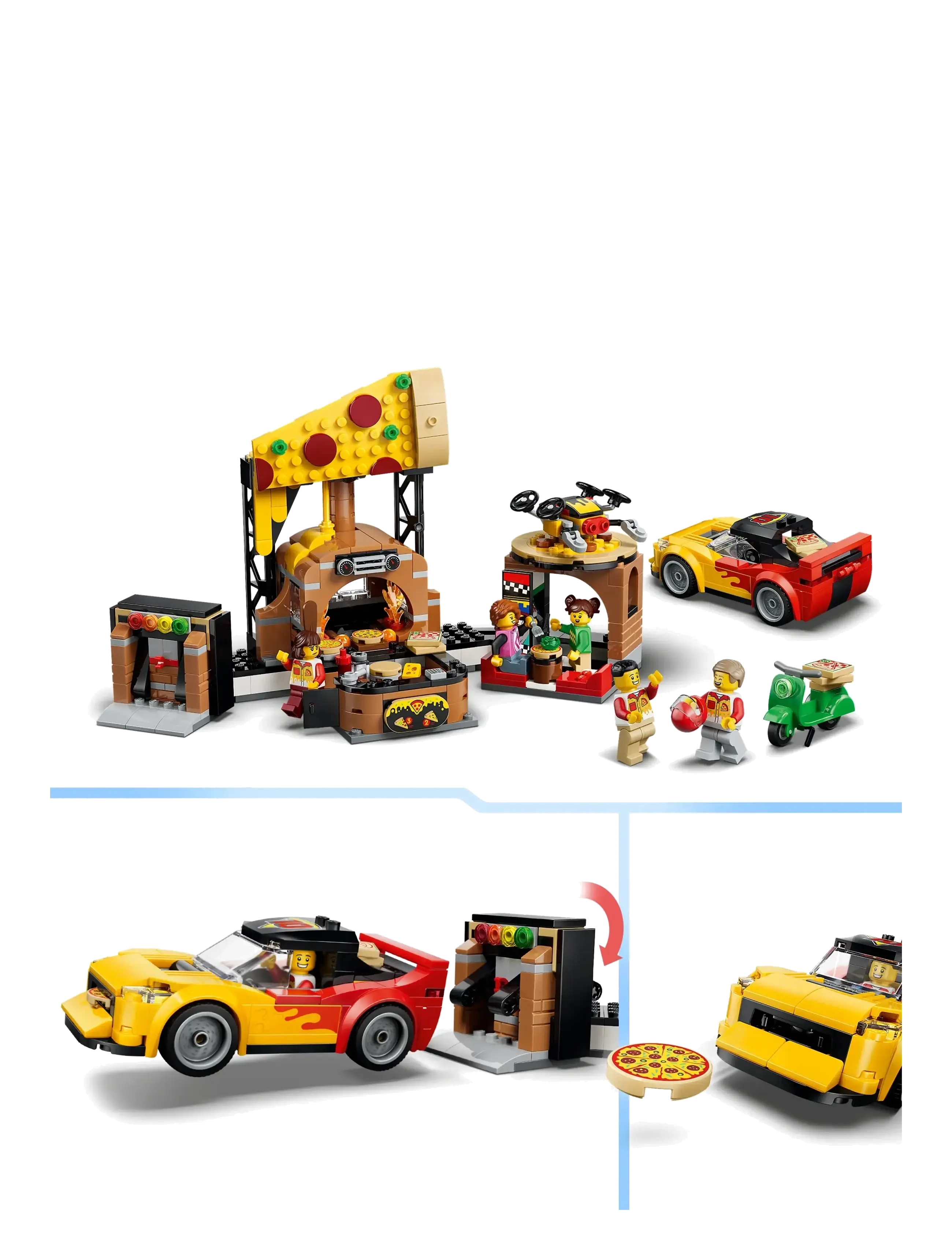 LEGO - Pizza Delivery Experience with Vehicles 60496 - lego city - multi - 3