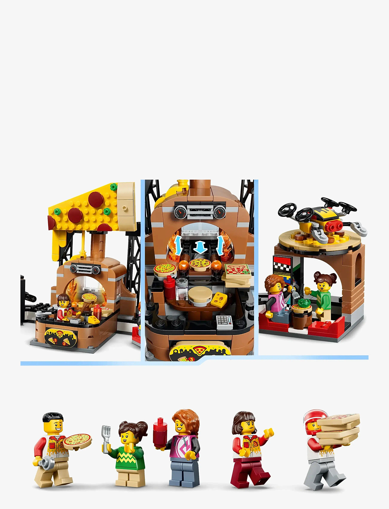LEGO - Pizza Delivery Experience with Vehicles 60496 - multi - 4