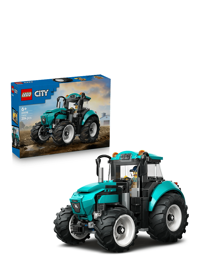LEGO - City Tractor Farm Toy Building Set and Minifigure 60498 - lego city - multi - 0