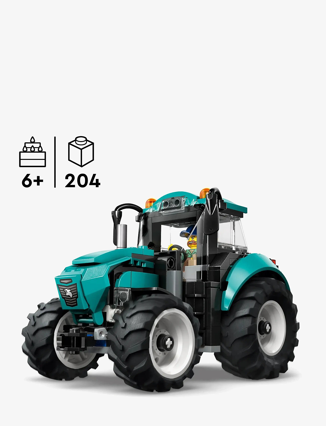 LEGO - Traktor 60498 - lego city - multi - 1