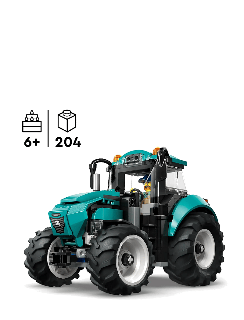 LEGO - City Tractor Farm Toy Building Set and Minifigure 60498 - lego city - multi - 1