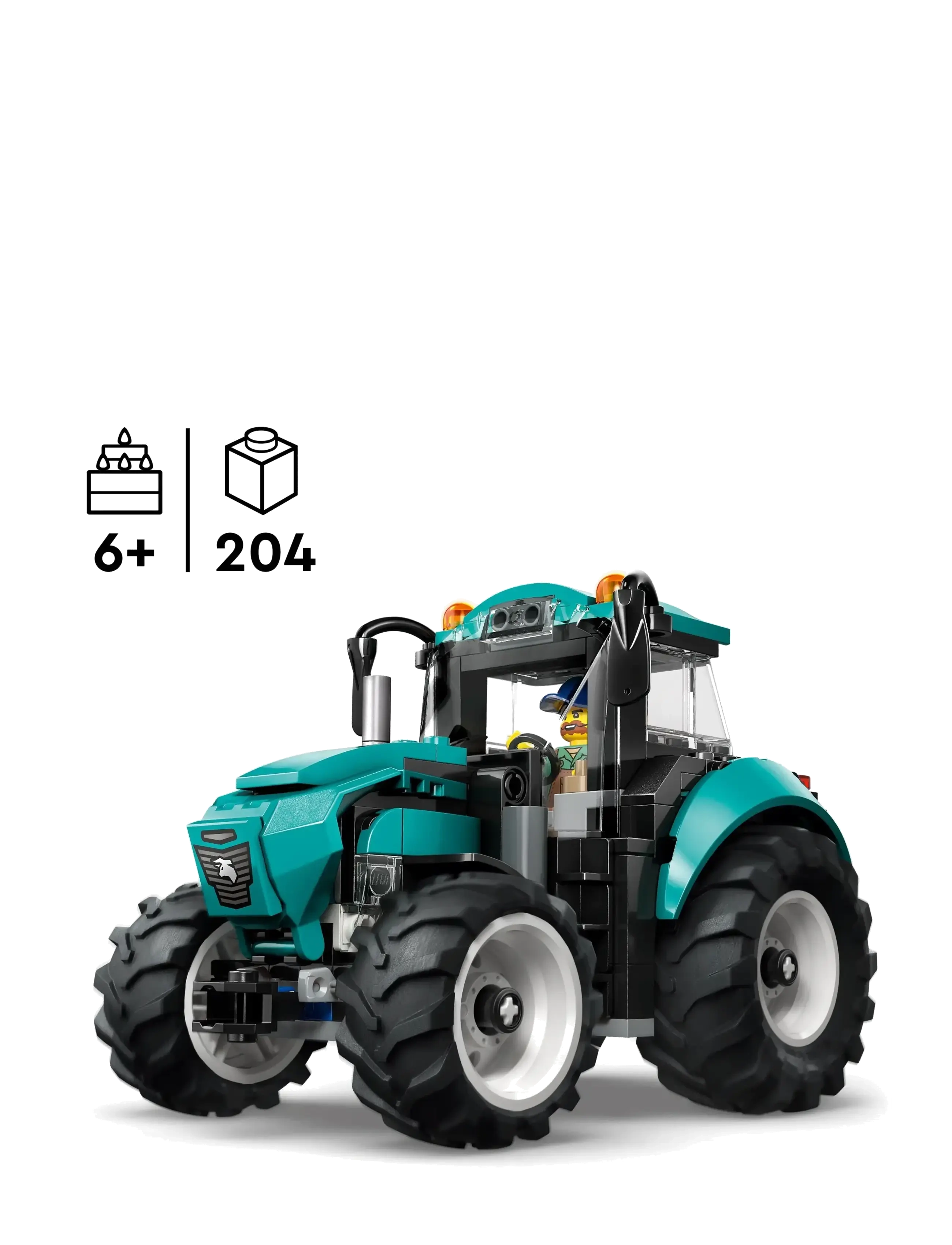 LEGO - Traktor 60498 - lego city - multi - 1