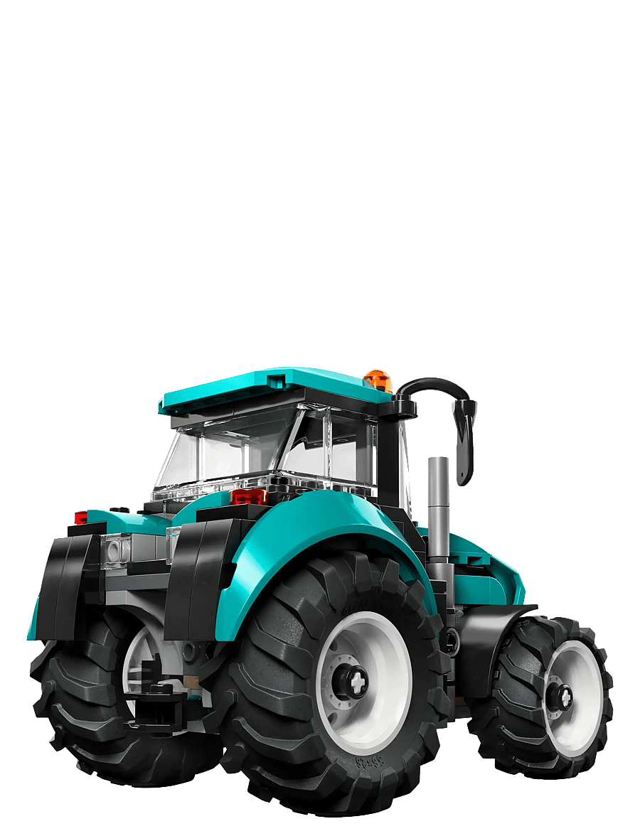 LEGO - City Tractor Farm Toy Building Set and Minifigure 60498 - lego city - multi - 2
