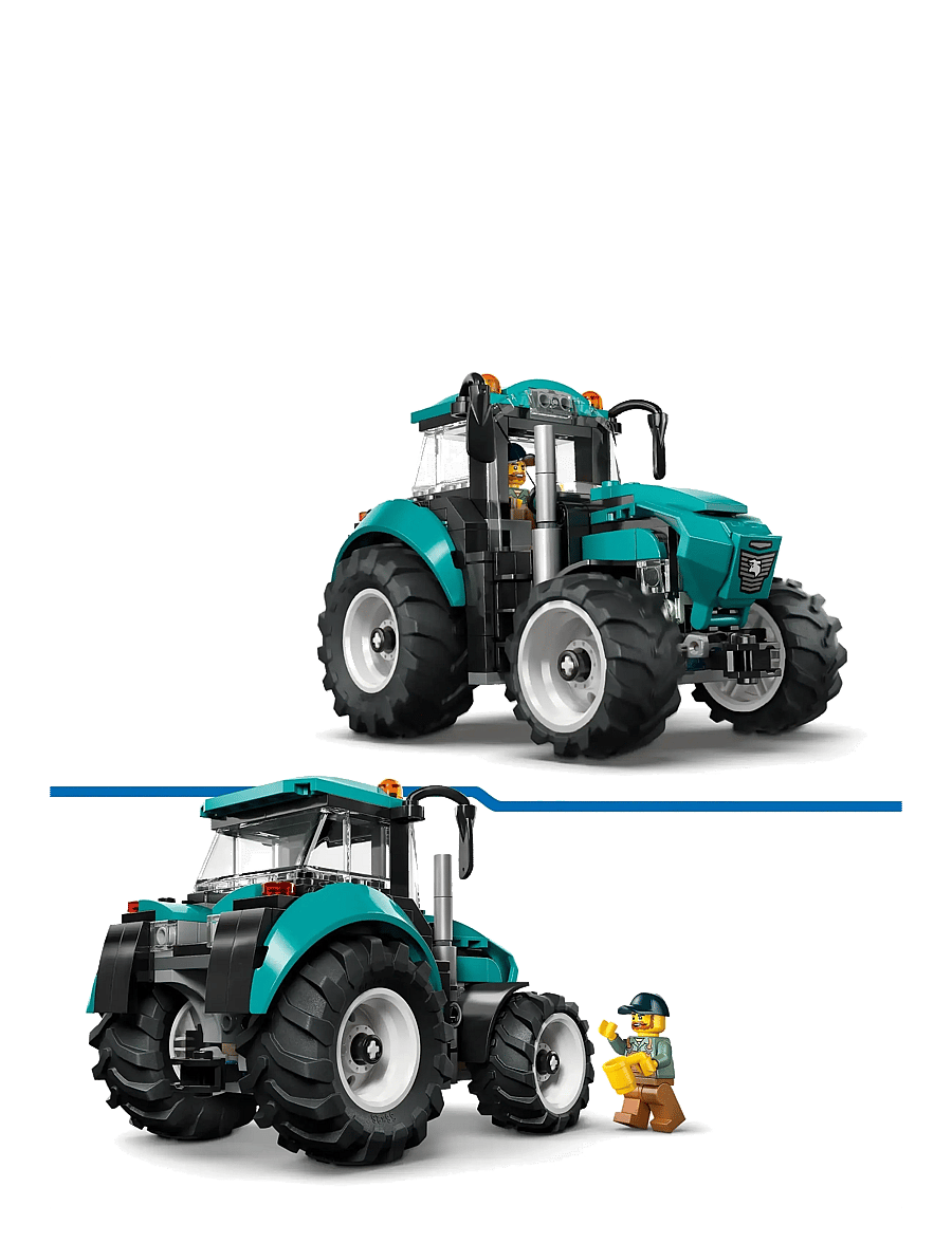 LEGO - City Tractor Farm Toy Building Set and Minifigure 60498 - lego city - multi - 3