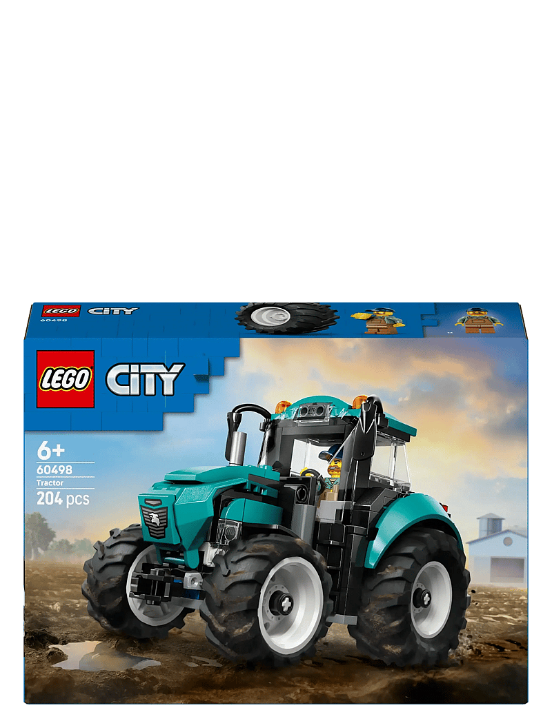 LEGO - City Tractor Farm Toy Building Set and Minifigure 60498 - lego city - multi - 5