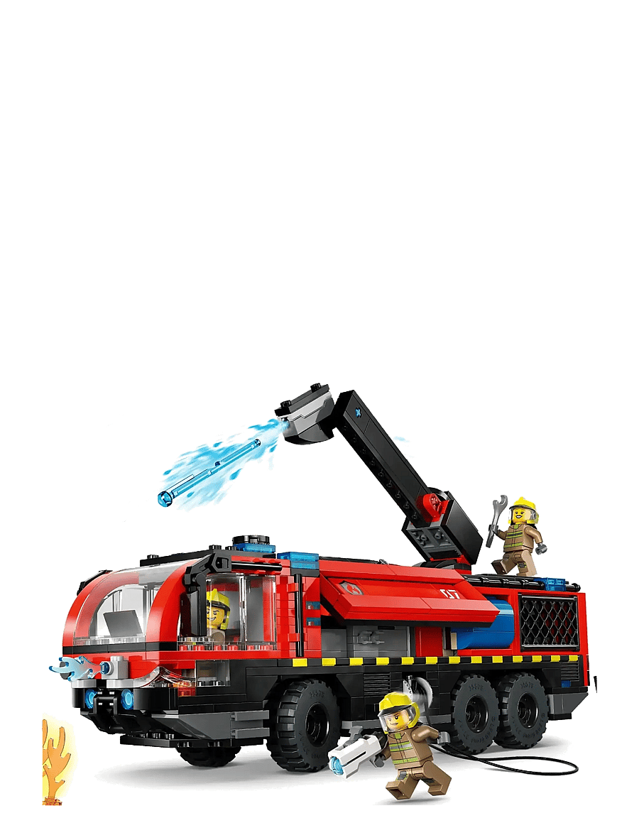 LEGO - City Airport Fire Engine - Toy Truck Building Set 60499 - lego city - multi - 1