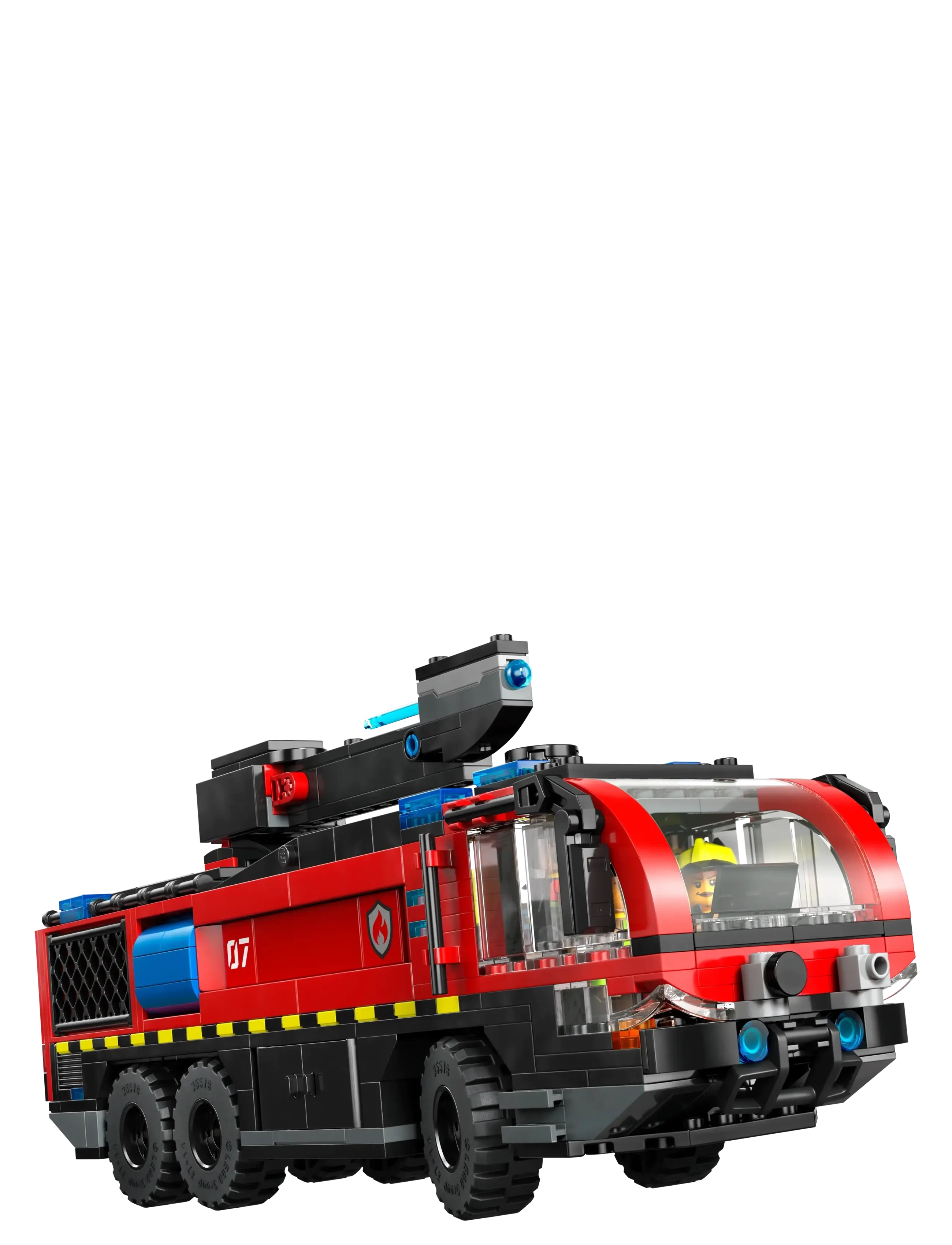 LEGO - City Airport Fire Engine - Toy Truck Building Set 60499 - lego city - multi - 2