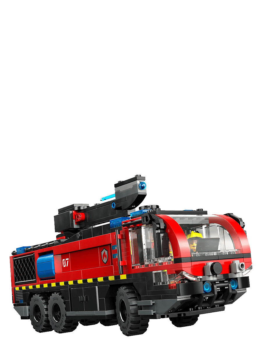 LEGO - City Airport Fire Engine - Toy Truck Building Set 60499 - lego city - multi - 2
