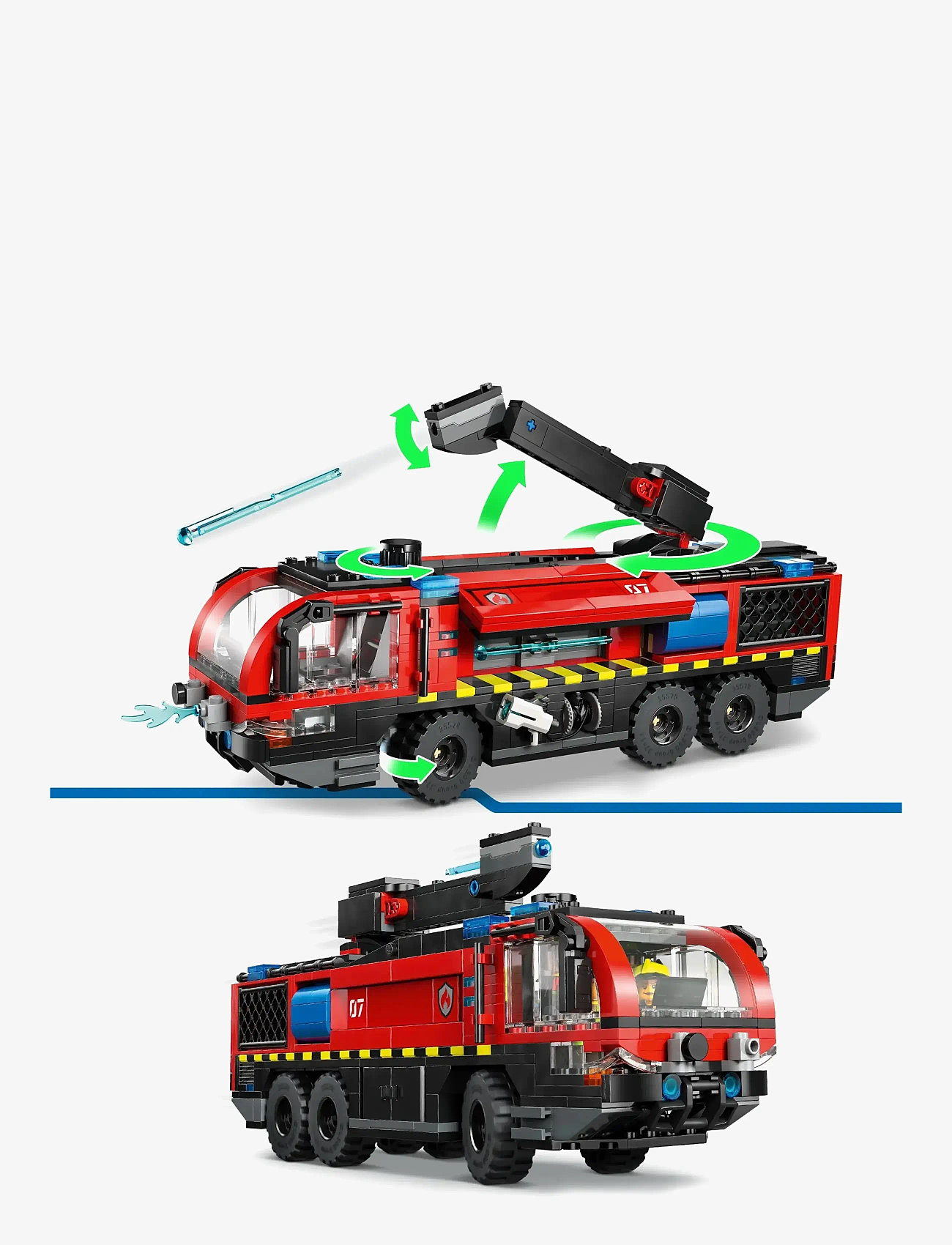 LEGO - Lufthavnsbrandbil 60499 - lego city - multi - 3