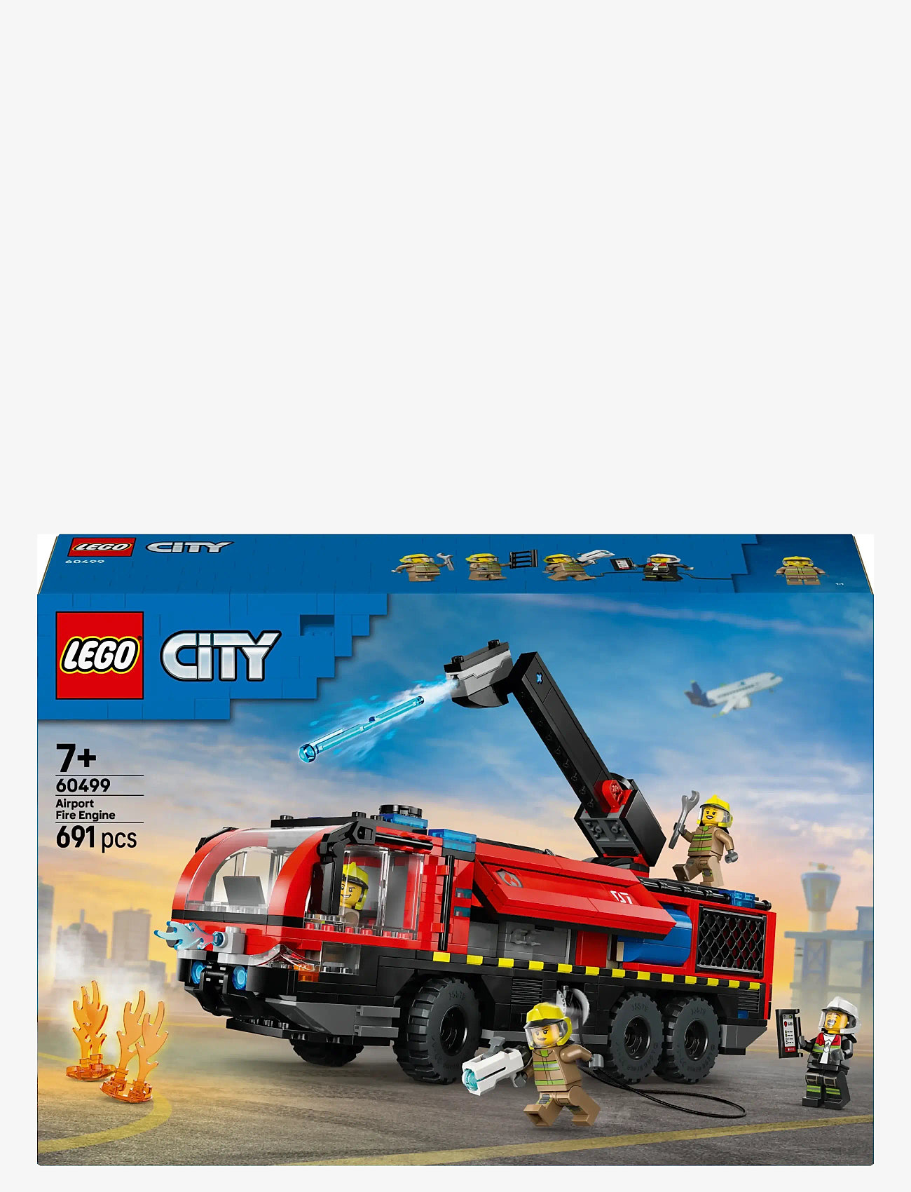 LEGO - Lufthavnsbrandbil 60499 - lego city - multi - 5