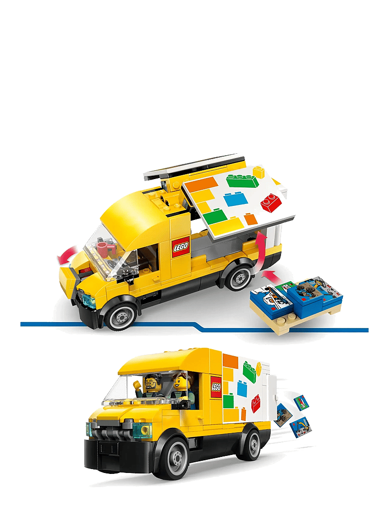 LEGO - City: The LEGO Van - Toy Building Set for Kids 60500 - lego city - multi - 3