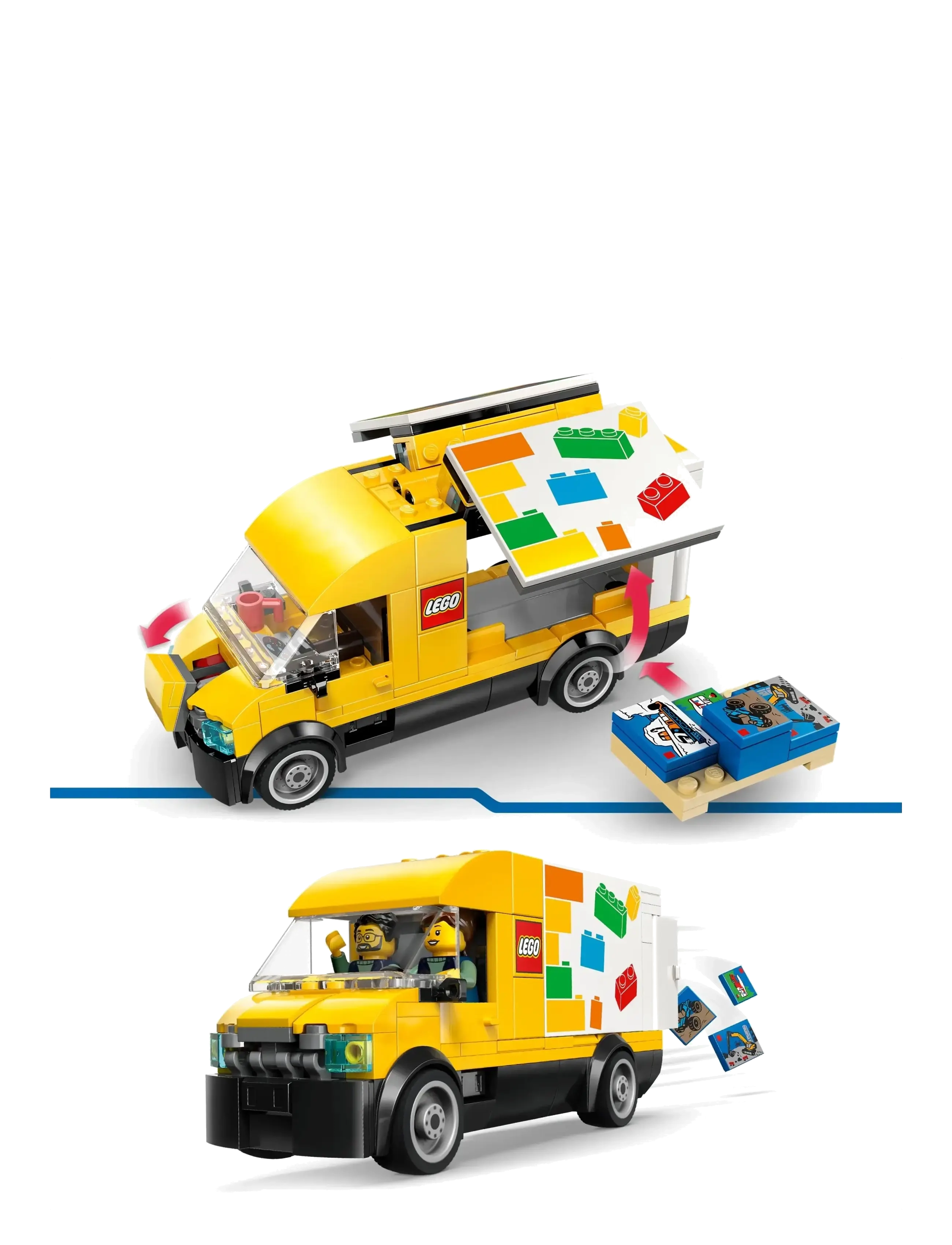 LEGO - City: The LEGO Van - Toy Building Set for Kids 60500 - lego city - multi - 3