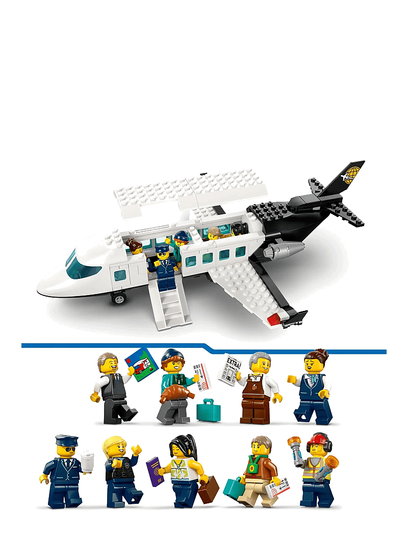 LEGO - City Airport with Airplane - Toy Model Airport Set - 60502 - multi - 4
