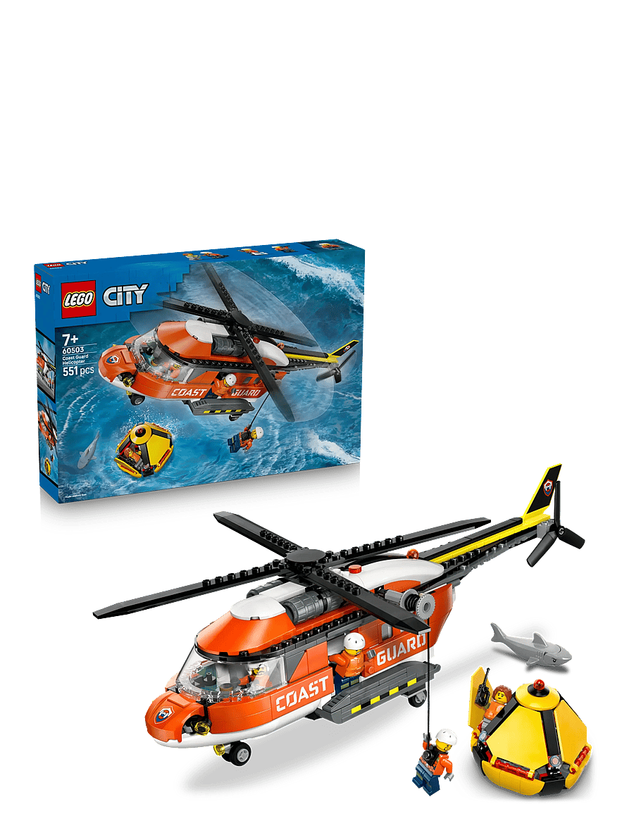LEGO - City Coast Guard Helicopter Toy Building Set 60503 - lego city - multi - 0