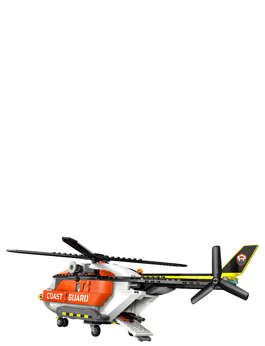 LEGO - City Coast Guard Helicopter Toy Building Set 60503 - lego city - multi - 2