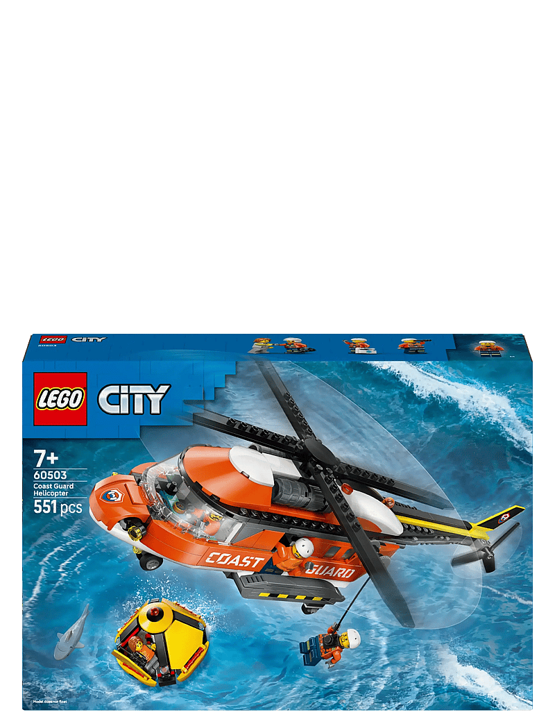 LEGO - City Coast Guard Helicopter Toy Building Set 60503 - lego city - multi - 5