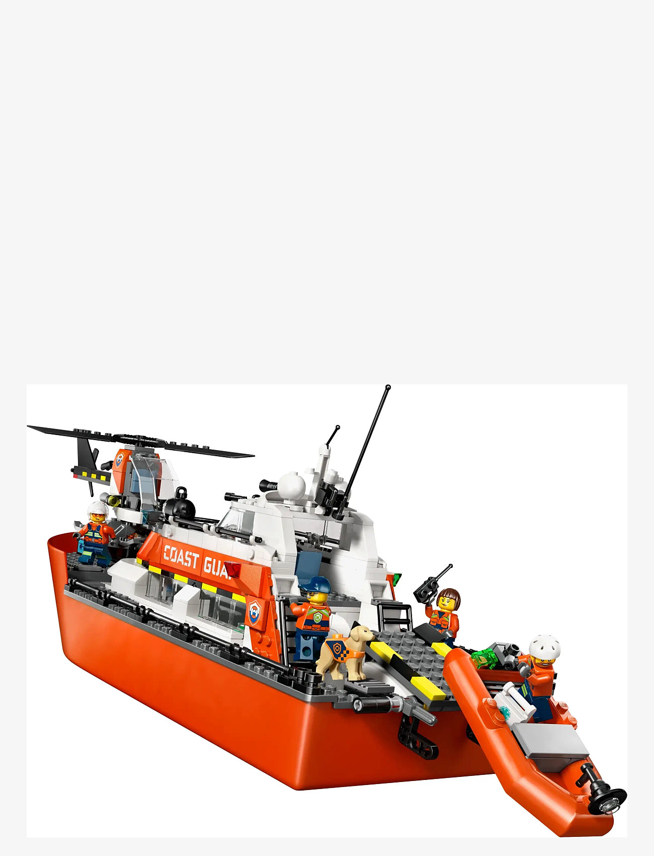 LEGO - Kystvagtens redningsbåd og helikopter 60504 - lego city - multi - 2