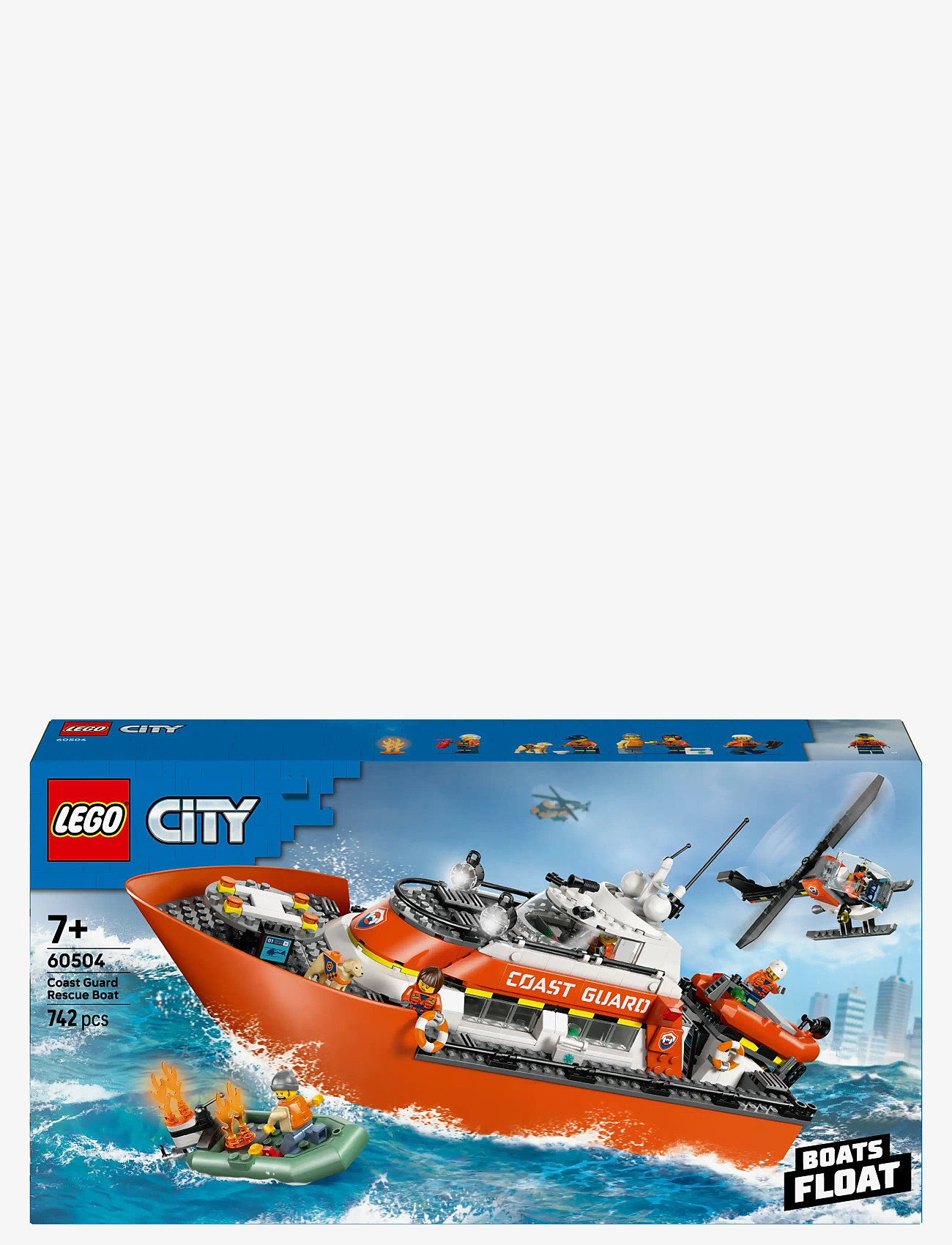 LEGO - Kystvagtens redningsbåd og helikopter 60504 - lego city - multi - 5