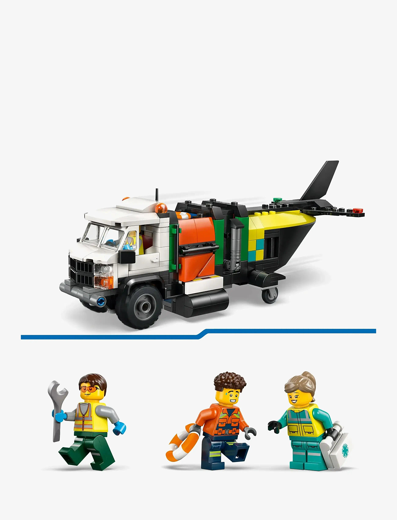 LEGO - City Airplane, Service Truck & Hovercraft Remix 60505 - lego city - multi - 4