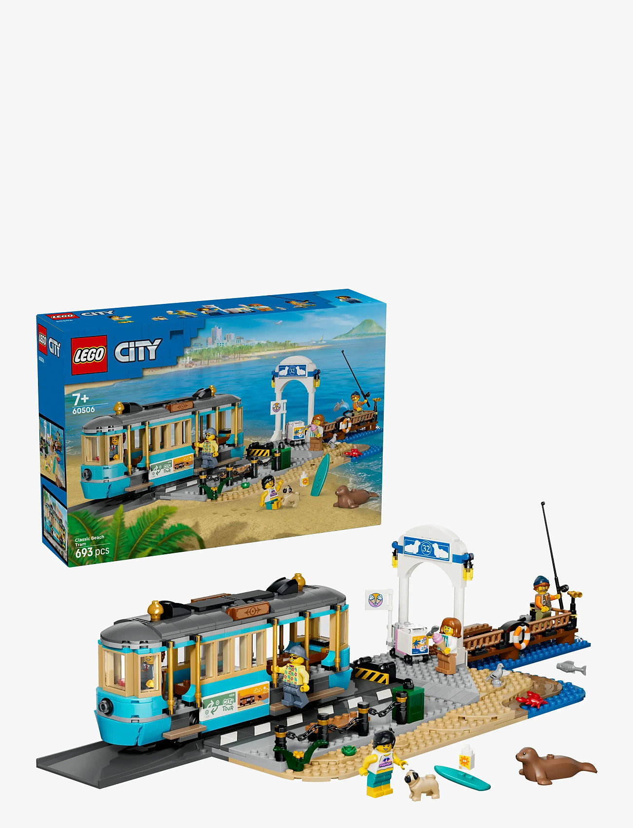 LEGO - Classic Beach Streetcar 60506 - lego city - multi - 0