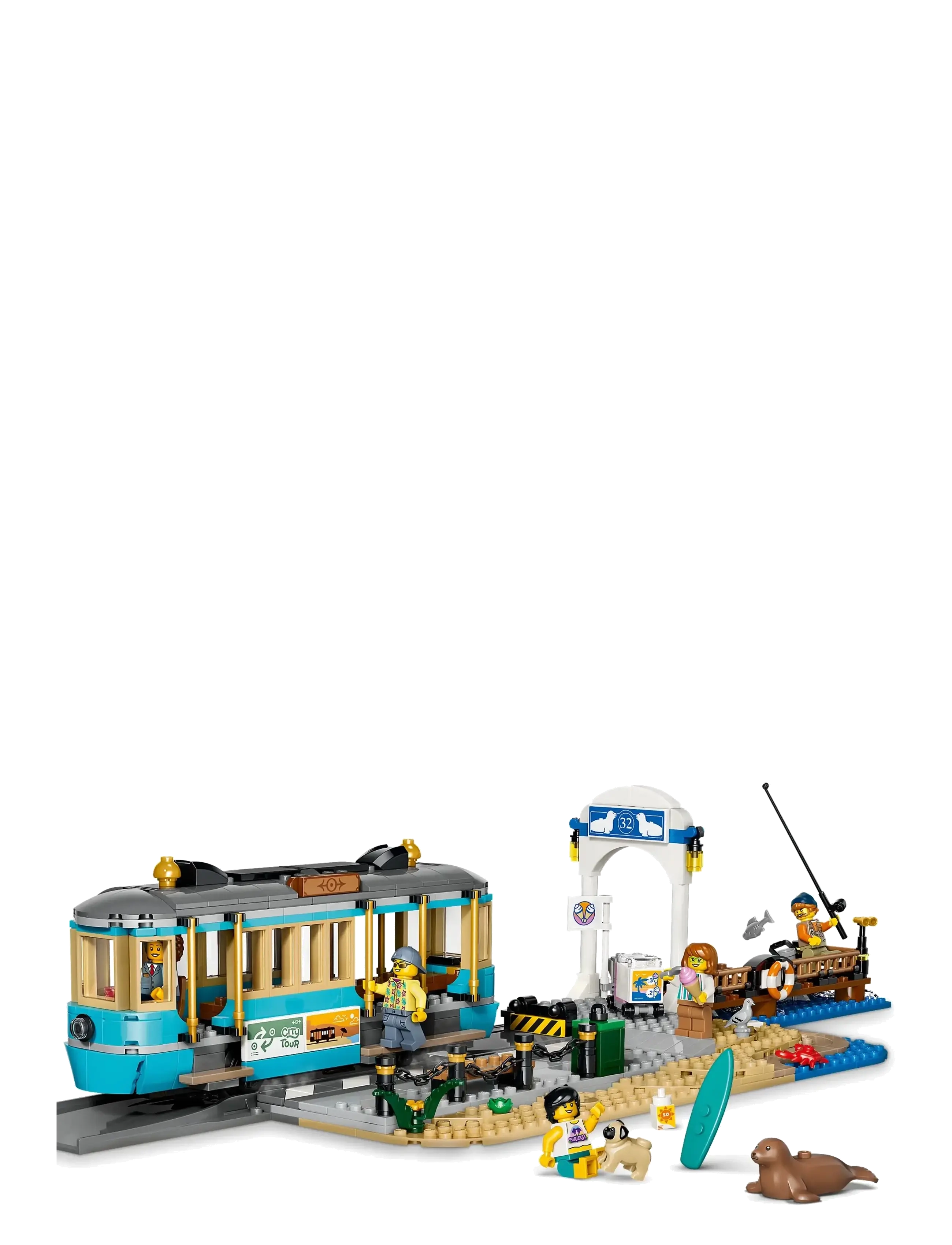 LEGO - Classic Beach Streetcar 60506 - lego city - multi - 1