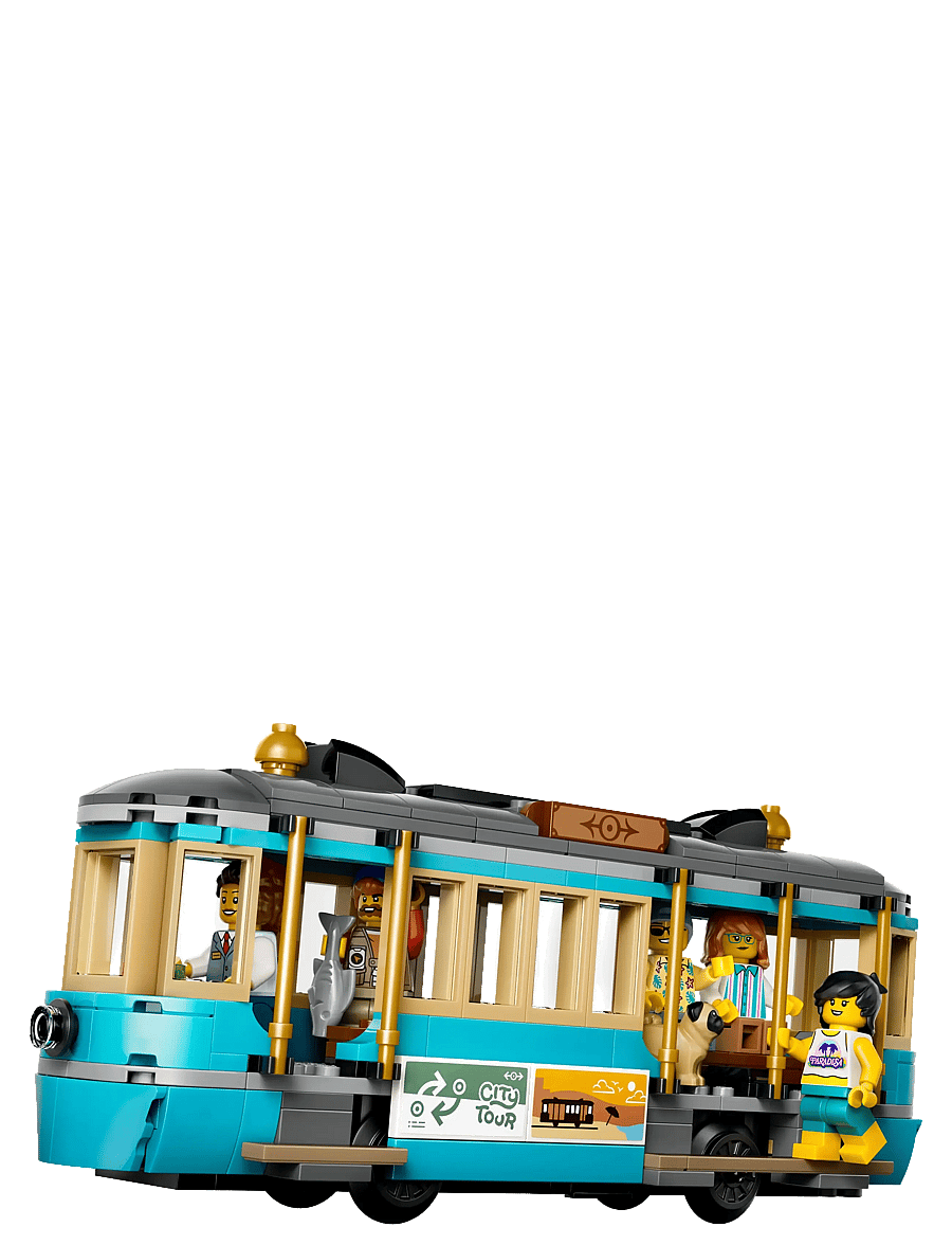 LEGO - City Classic Beach Tram - Train Toys 60506 - lego city - multi - 2