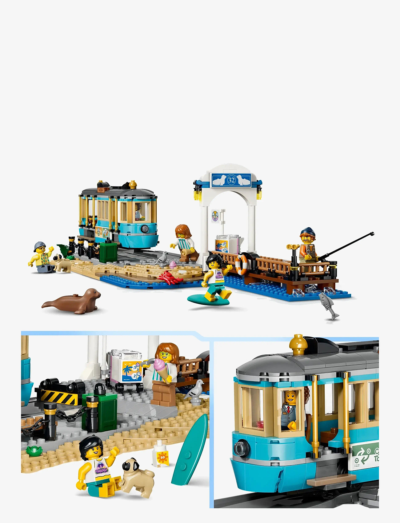 LEGO - Classic Beach Streetcar 60506 - lego city - multi - 3