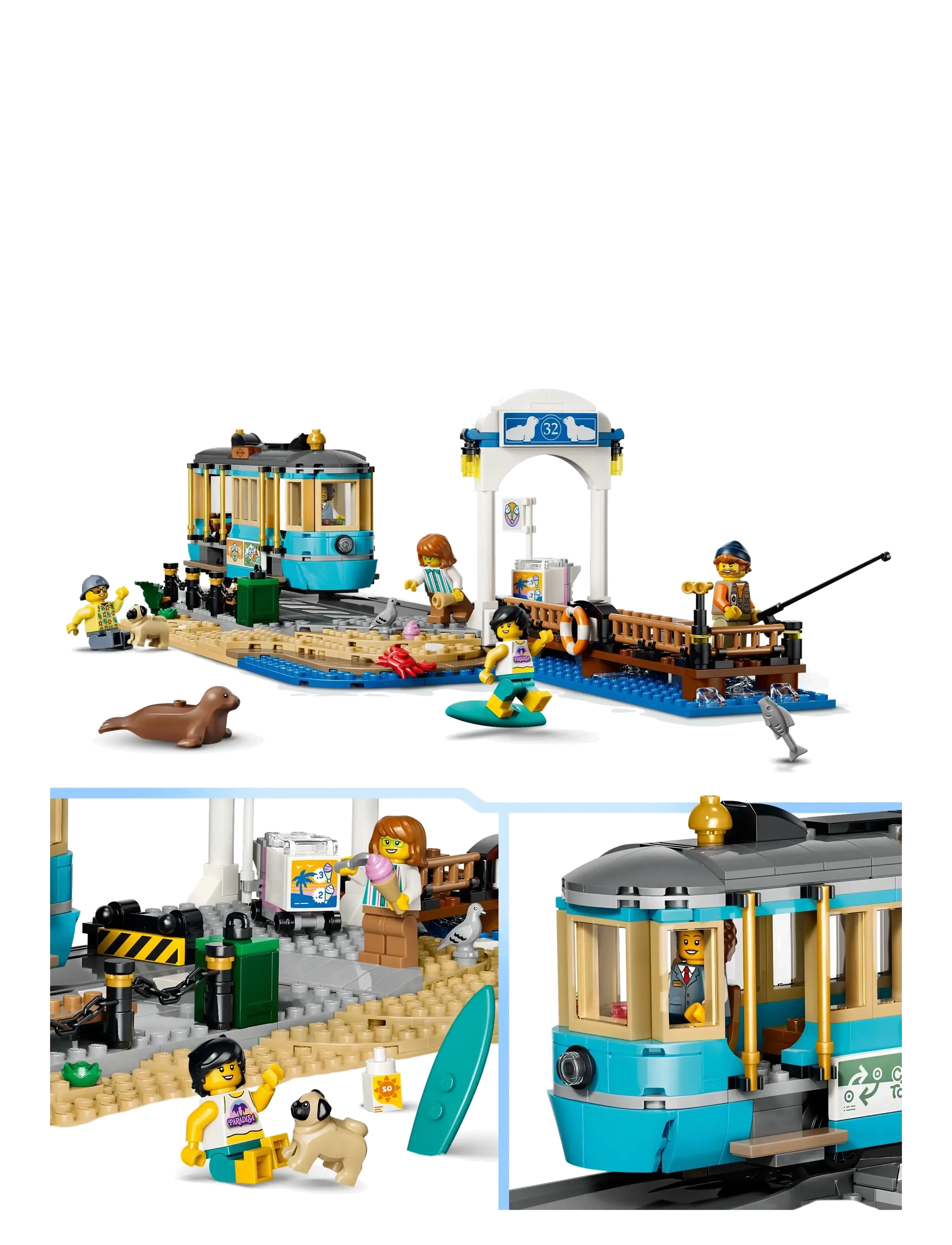 LEGO - Classic Beach Streetcar 60506 - lego city - multi - 3