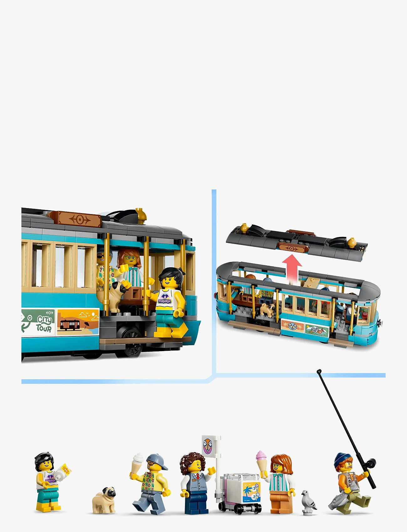 LEGO - Classic Beach Streetcar 60506 - lego city - multi - 4
