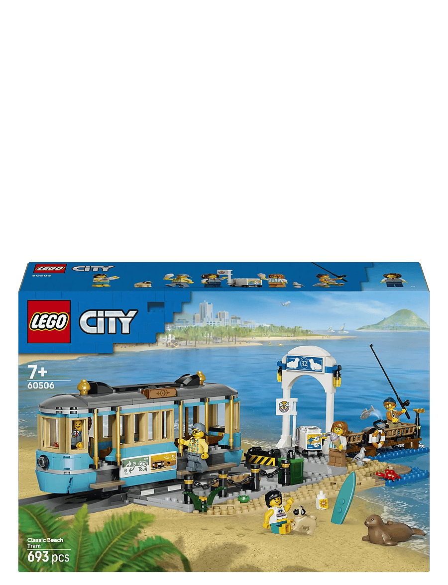 LEGO - City Classic Beach Tram - Train Toys 60506 - lego city - multi - 5