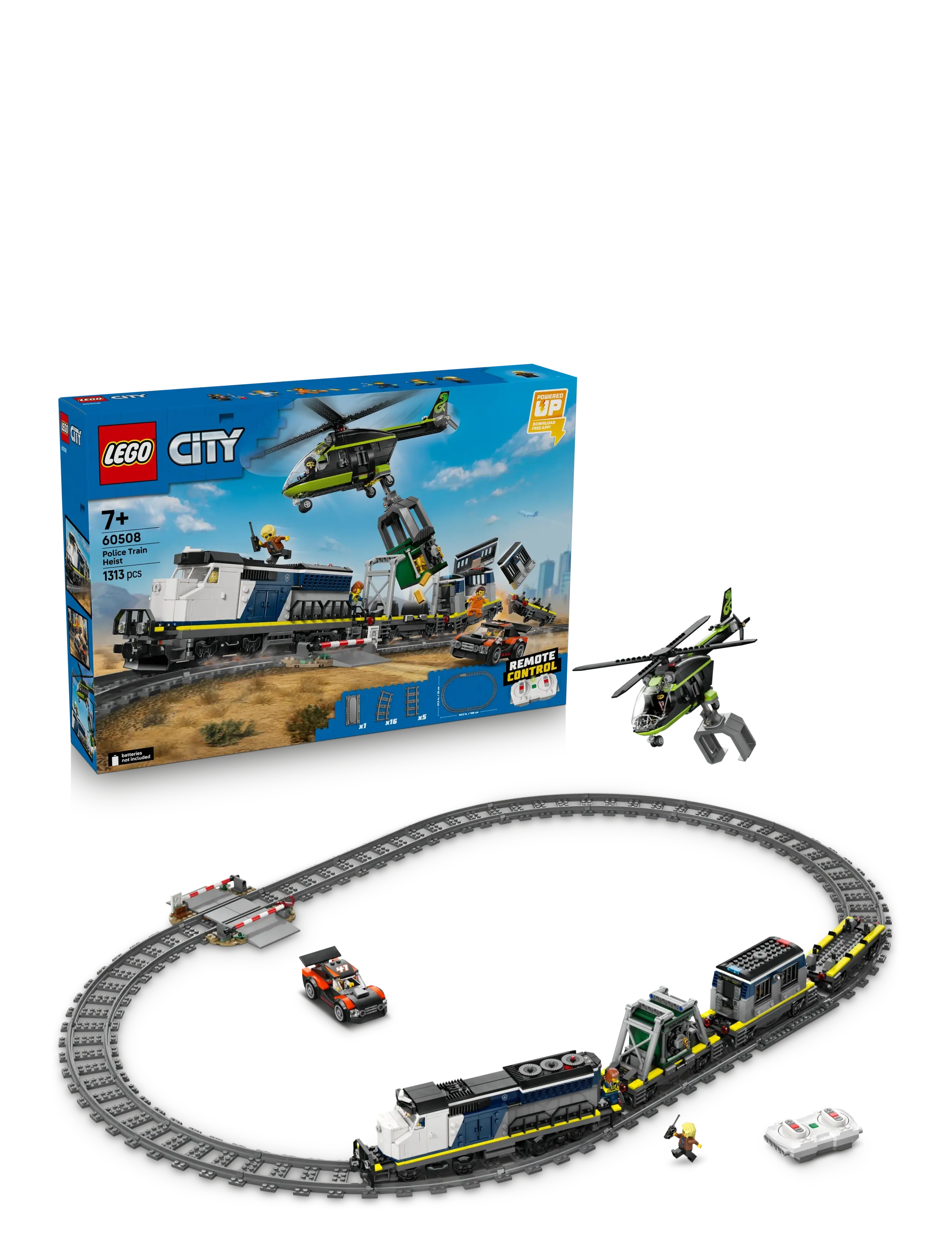 LEGO Stort Interaktivt Lokalbanetog 60508, One Size, Lego Spielzeug, Mehrfarbig/gemustert - city, Kinder