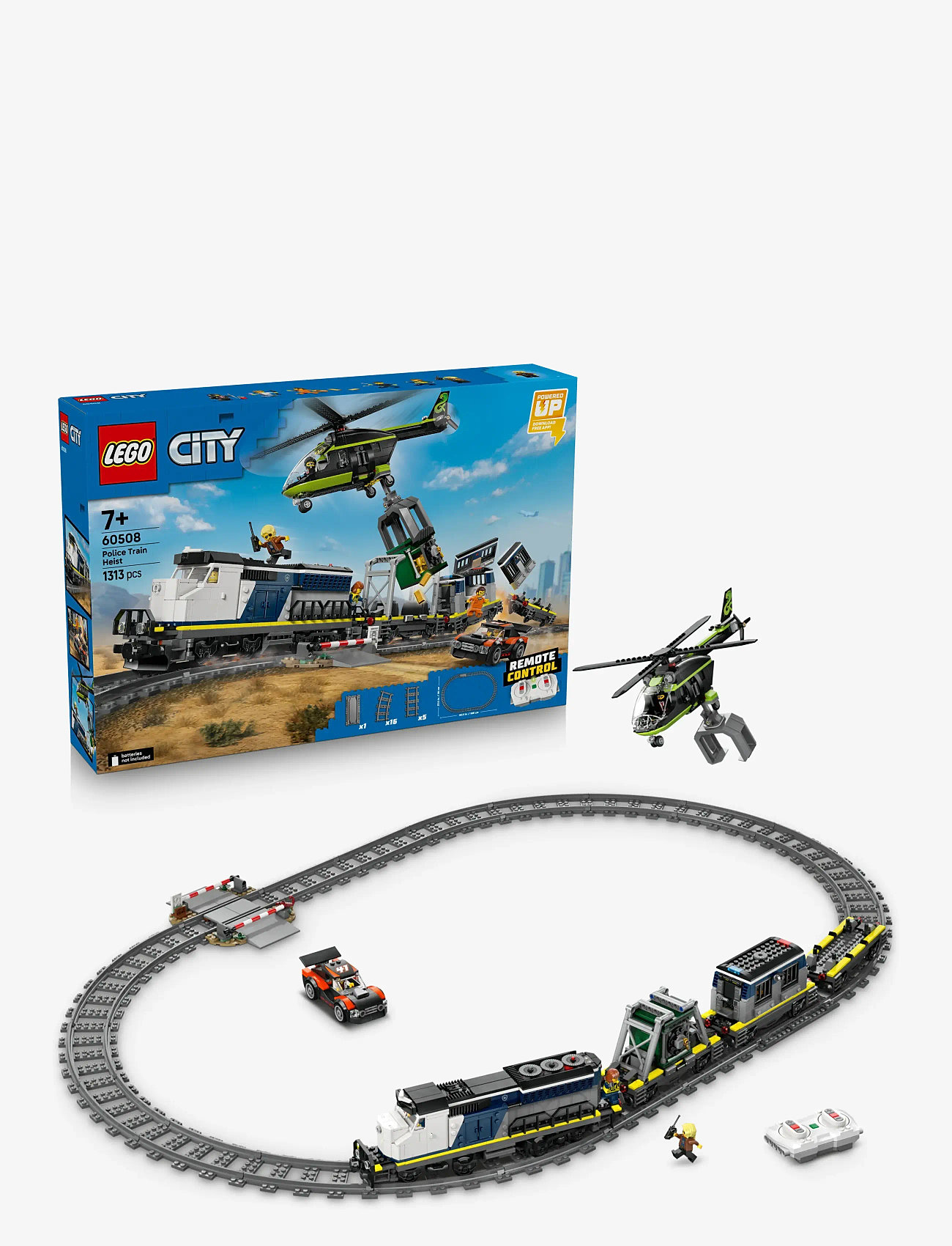 LEGO - Police Train Heist 60508 - lego city - multi - 0