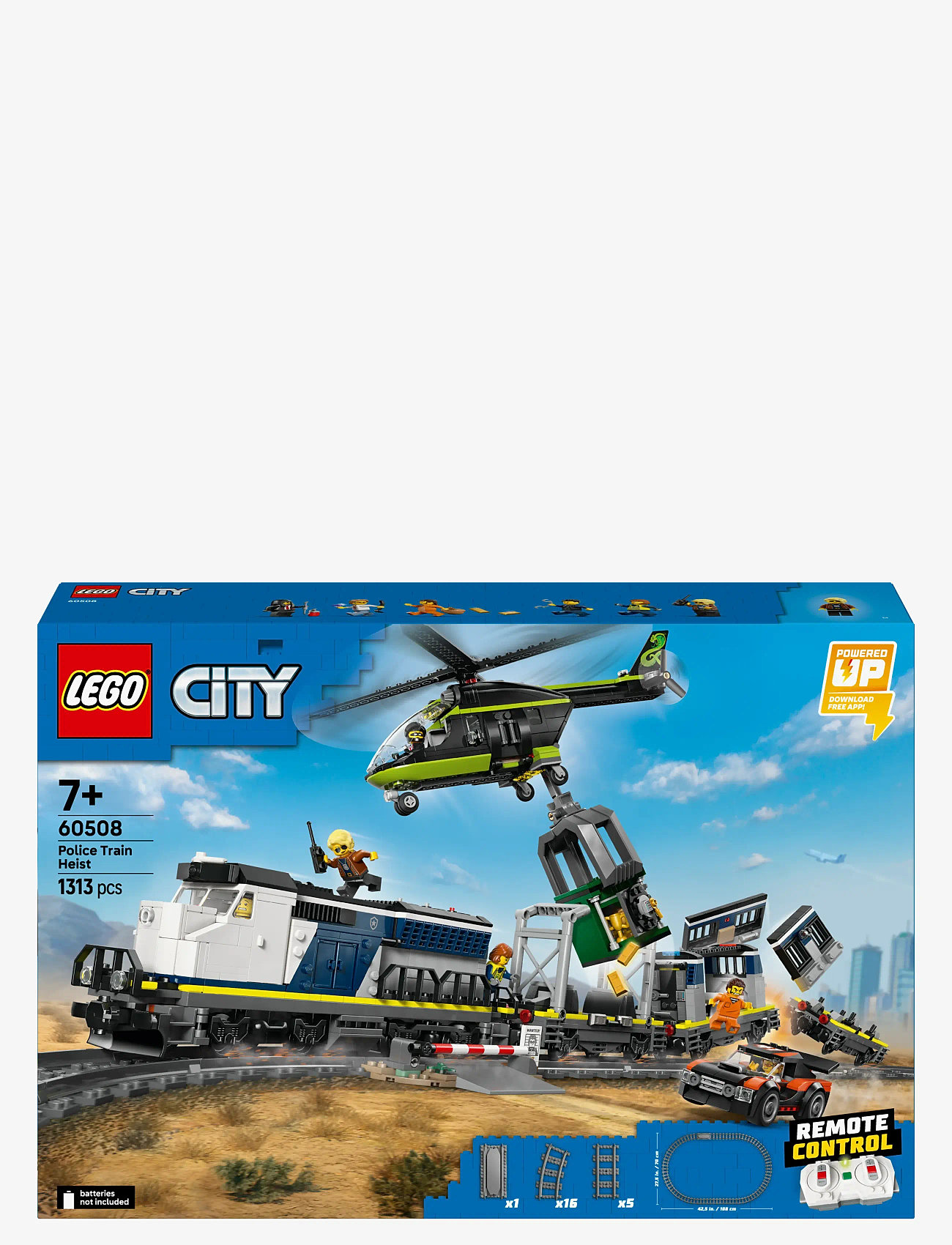 LEGO - Police Train Heist 60508 - lego city - multi - 1