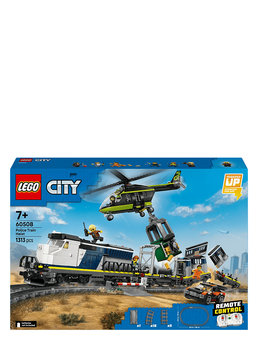 LEGO - City Police Train Heist - Toy Train Set 60508 - lego city - multi - 1