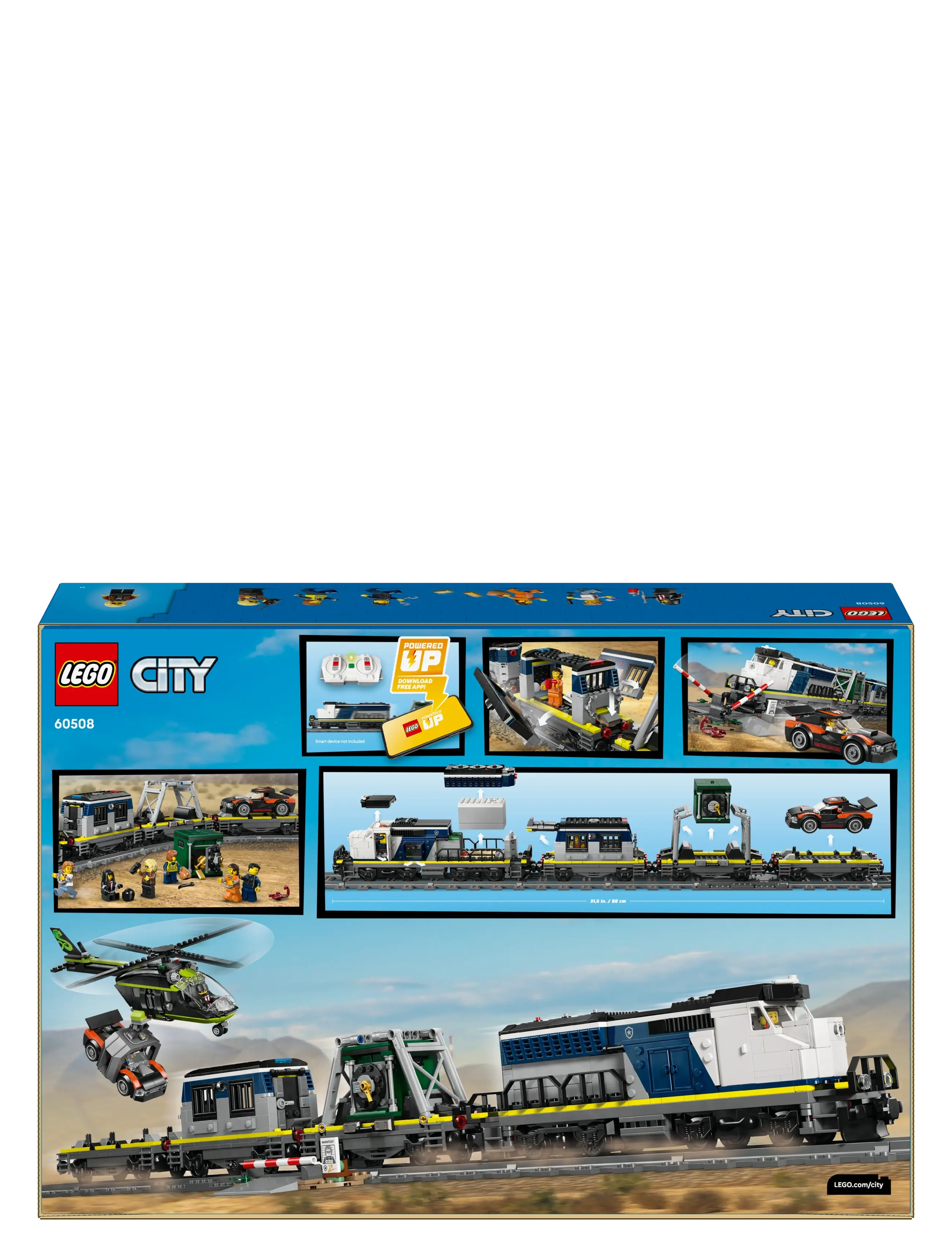 LEGO - City Police Train Heist - Toy Train Set 60508 - lego city - multi - 2