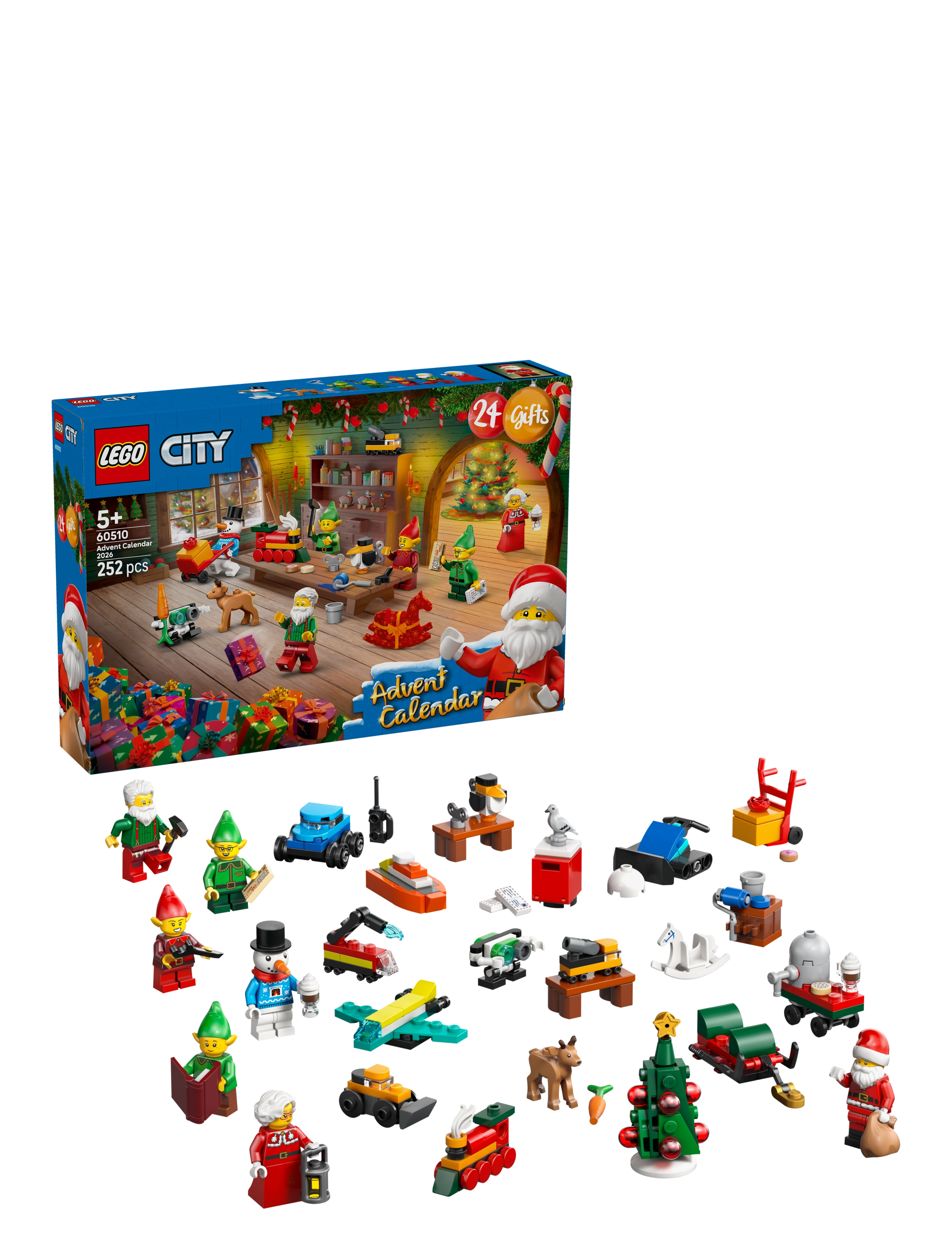 LEGO City Advent Calendar 2026 Santa’s Workshop Toy 60510 - Neuheiten - MULTI / multi